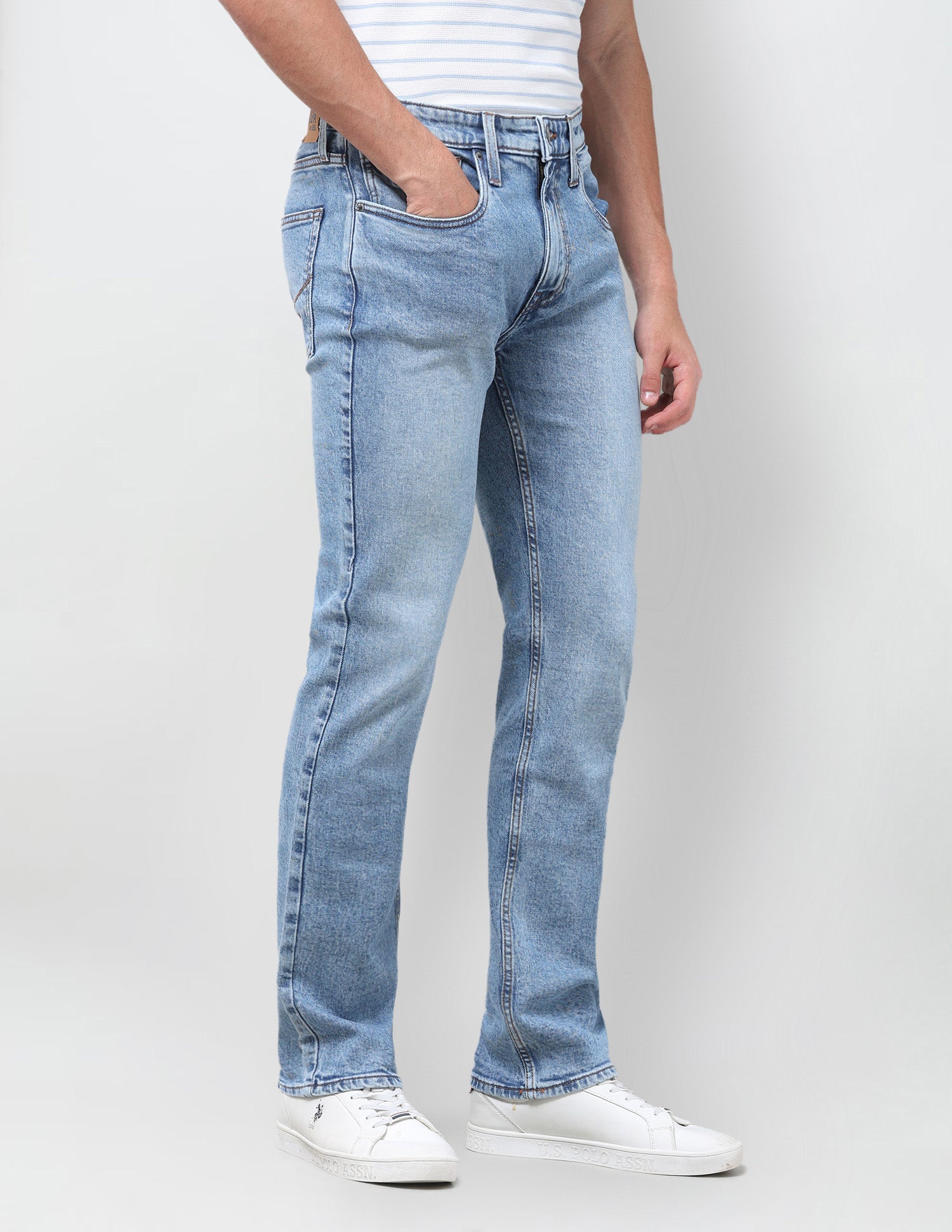 Harold Slim Straight Fit Blue Jeans Indigo - U.S. Polo Assn. India | Large