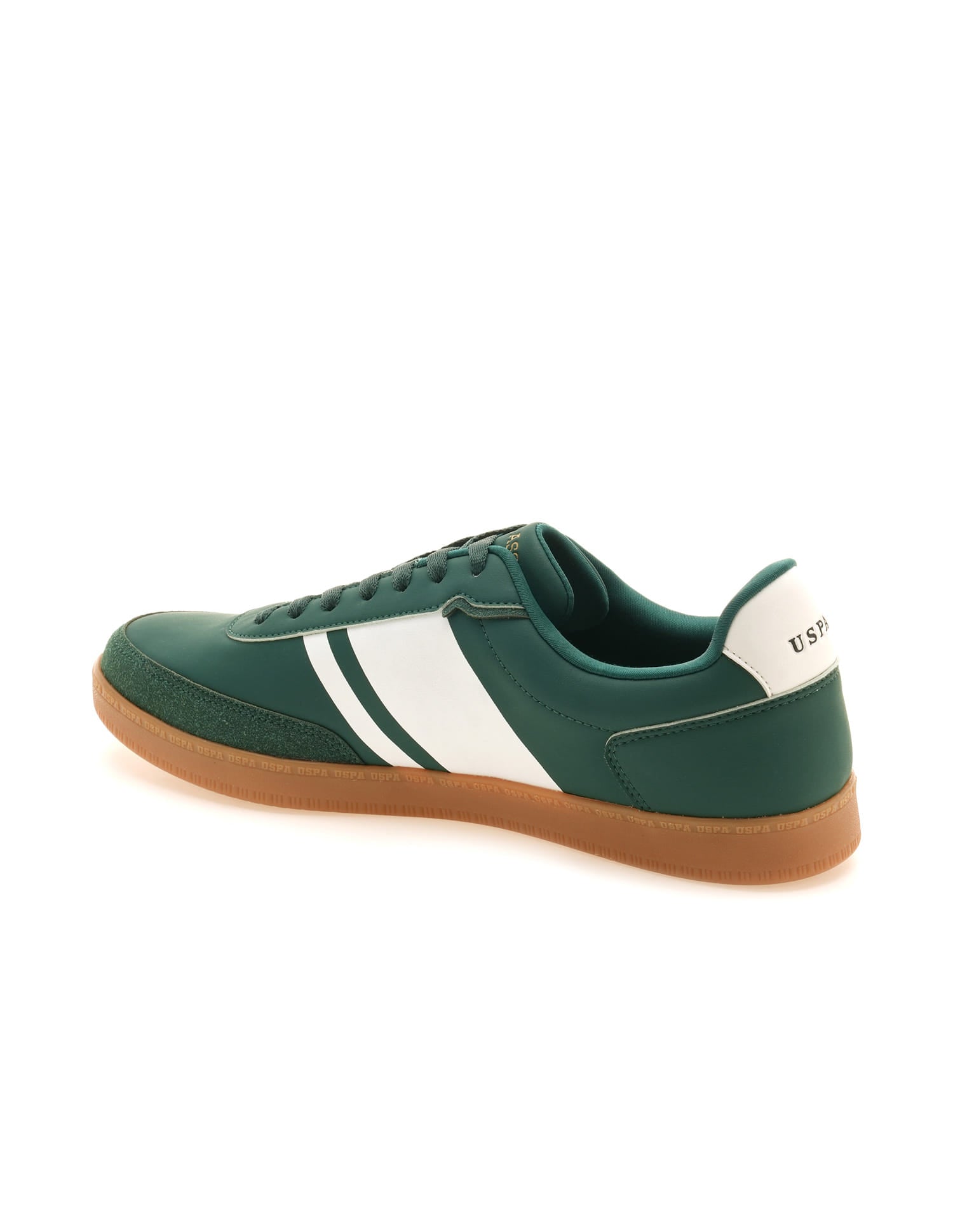 Men Hilton Colourblocked Sneakers Green - U.S. Polo Assn. India | Large
