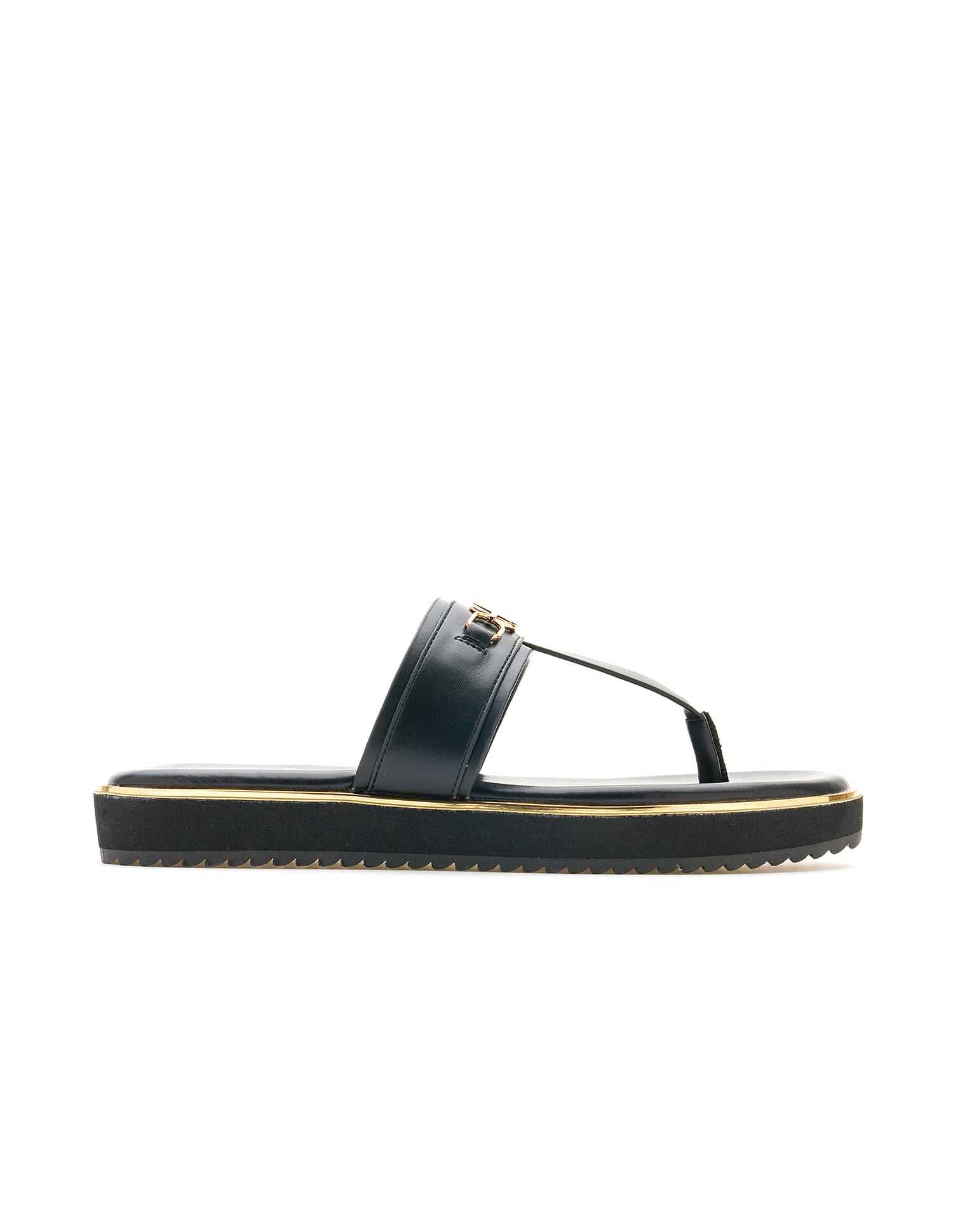 Women Comfort EVA Flat Matilde Sandals Black - U.S. POLO ASSN. | Large