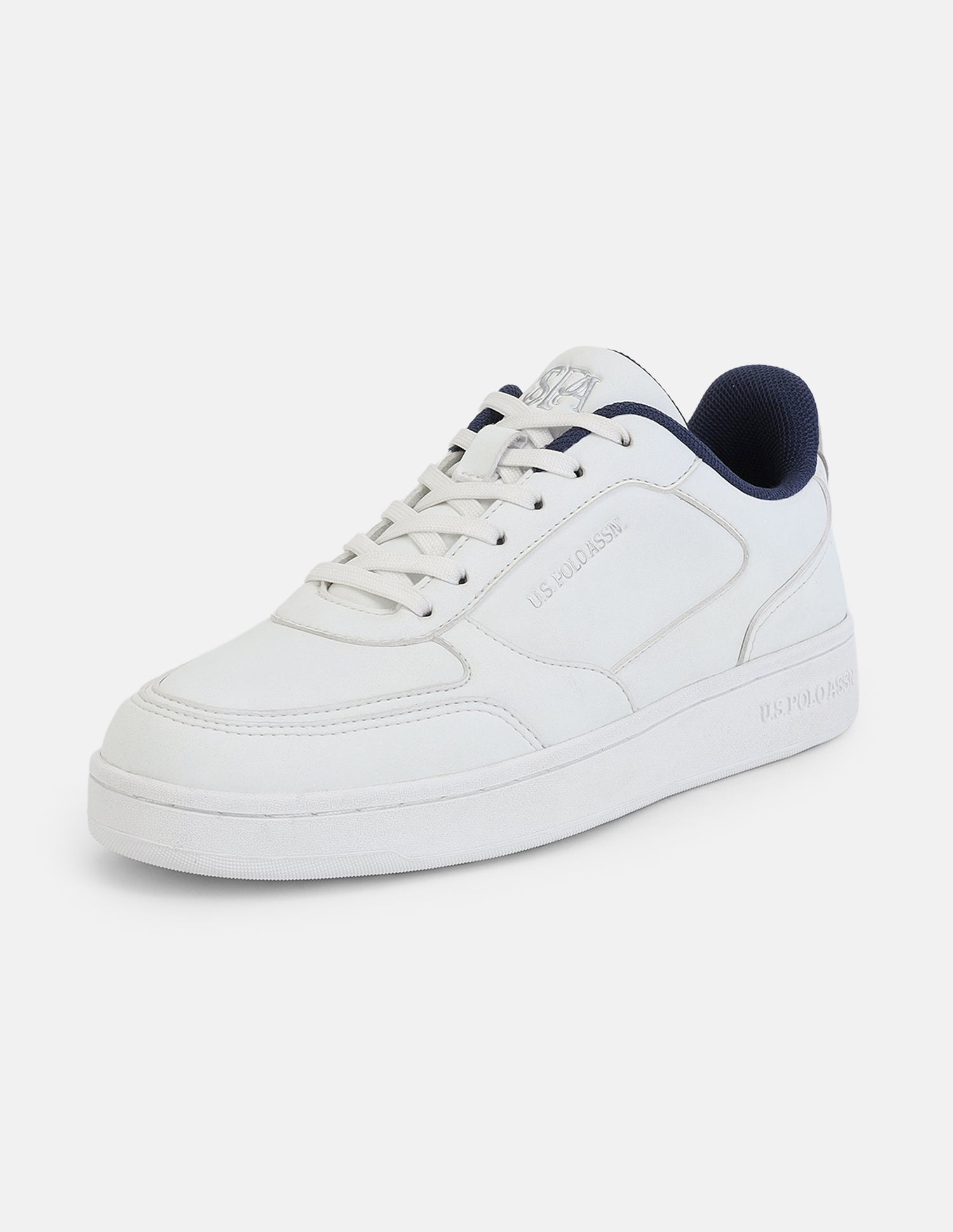 Colour Blocked Reina Sneakers White - U.S. Polo Assn. India | Large