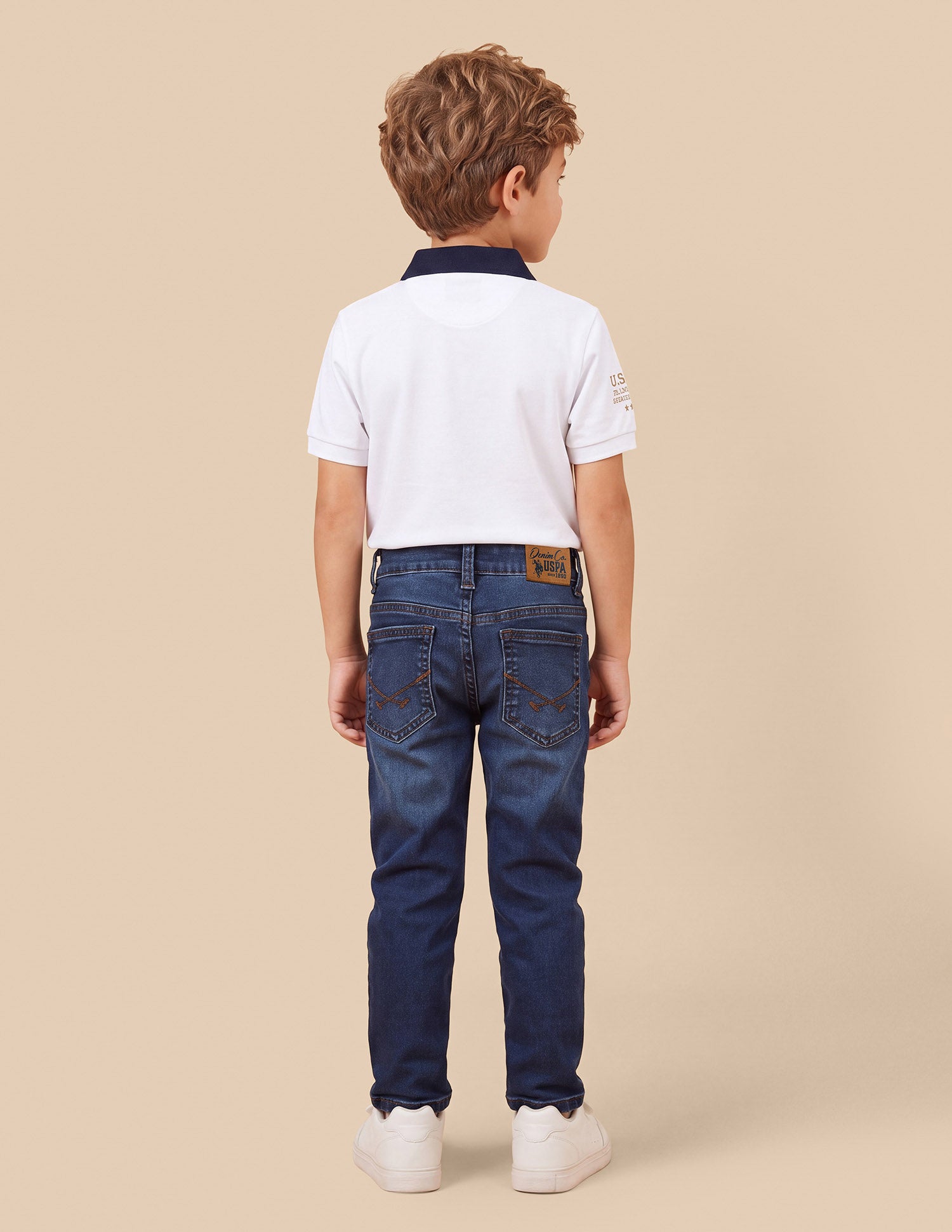 Relaxed Fit Blue Jeans Dark Blue - U.S. Polo Assn. India | Large
