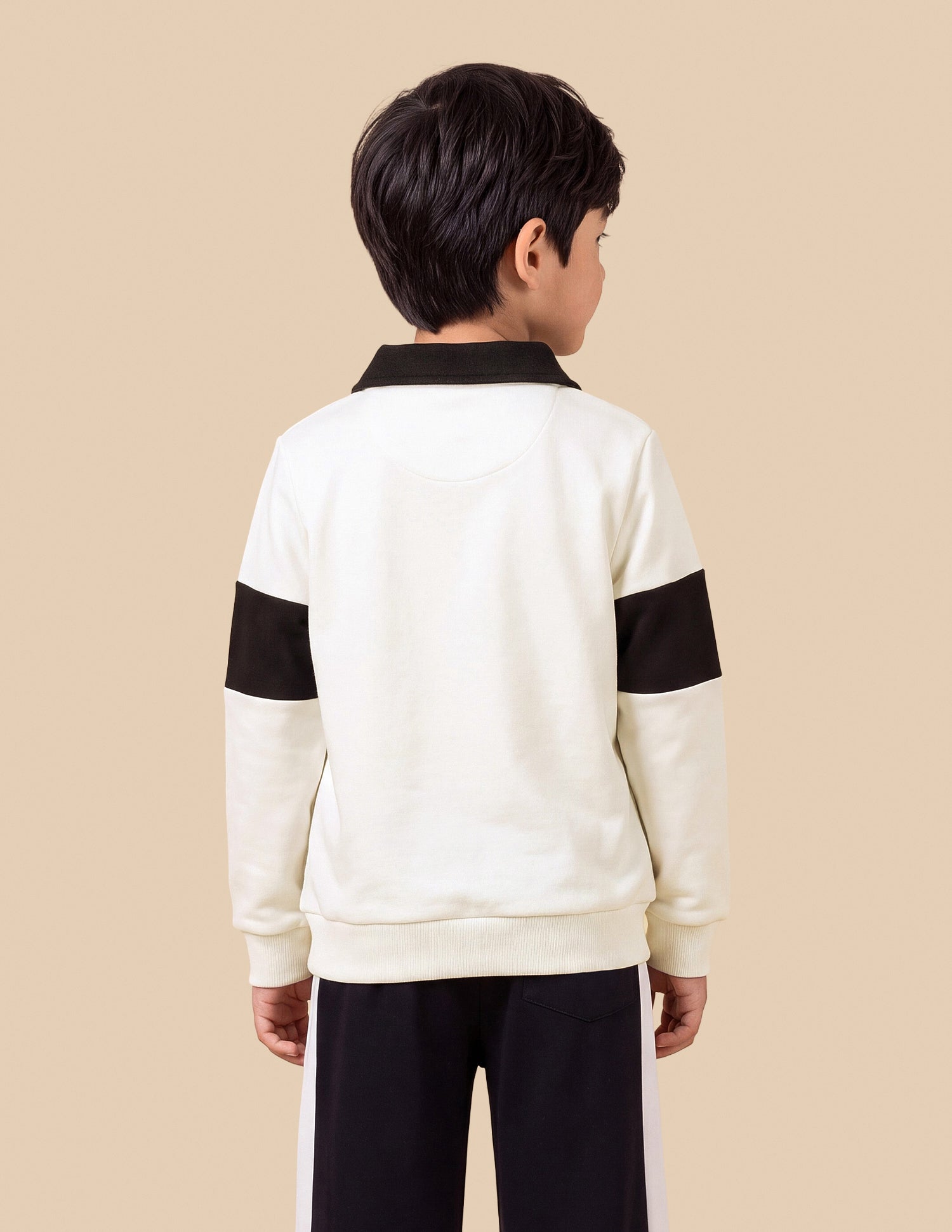 Brand Embroidered Regular Fit Sweatshirt White - U.S. Polo Assn. India | Large