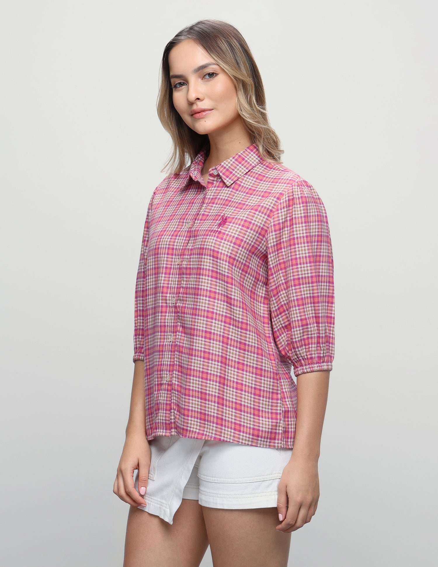 Plaid Checked Relaxed Fit Shirt Multi Colour - U.S. Polo Assn. India | Large