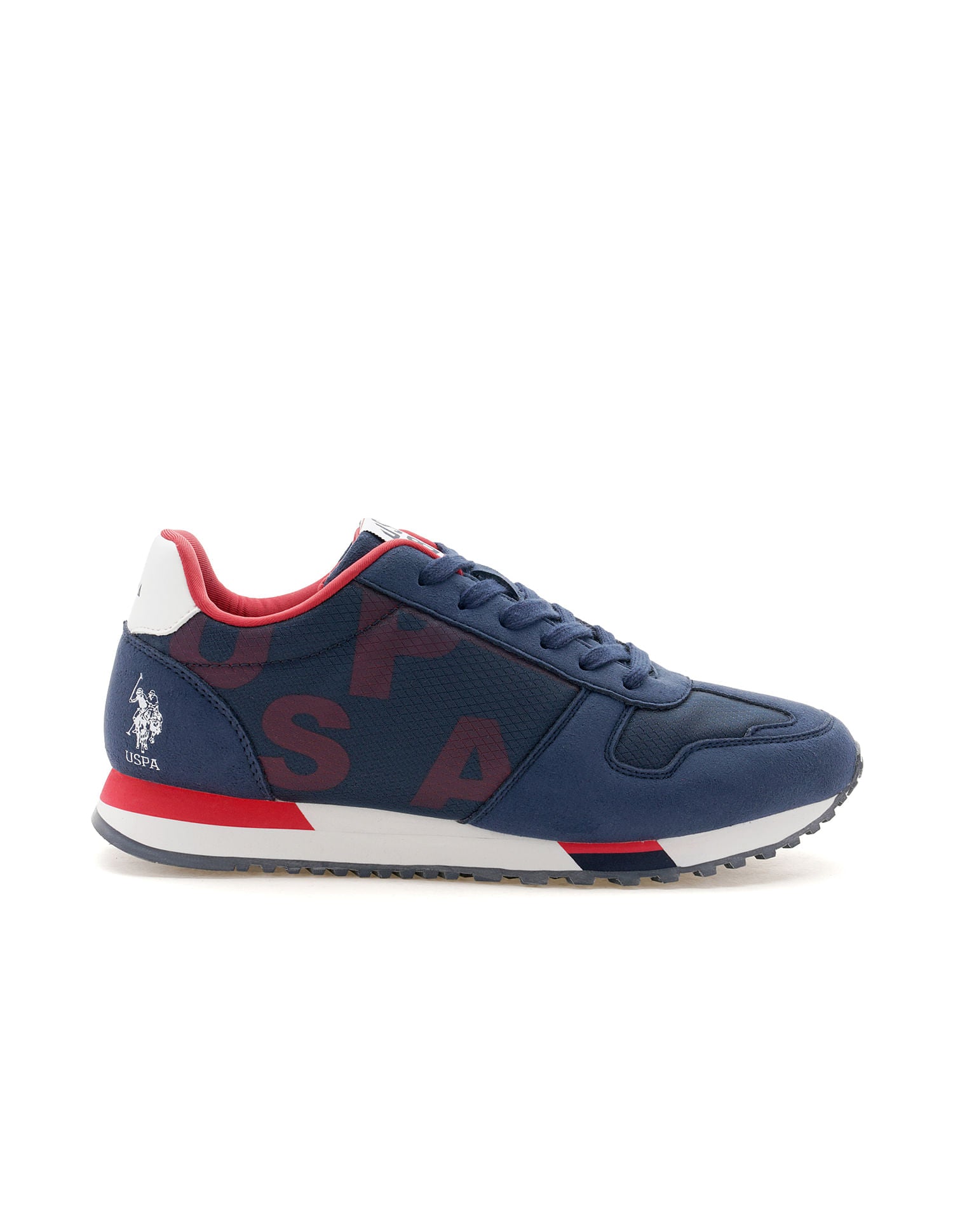 Men Bart Navy Retro Sneakers Navy - U.S. Polo Assn. India | Large