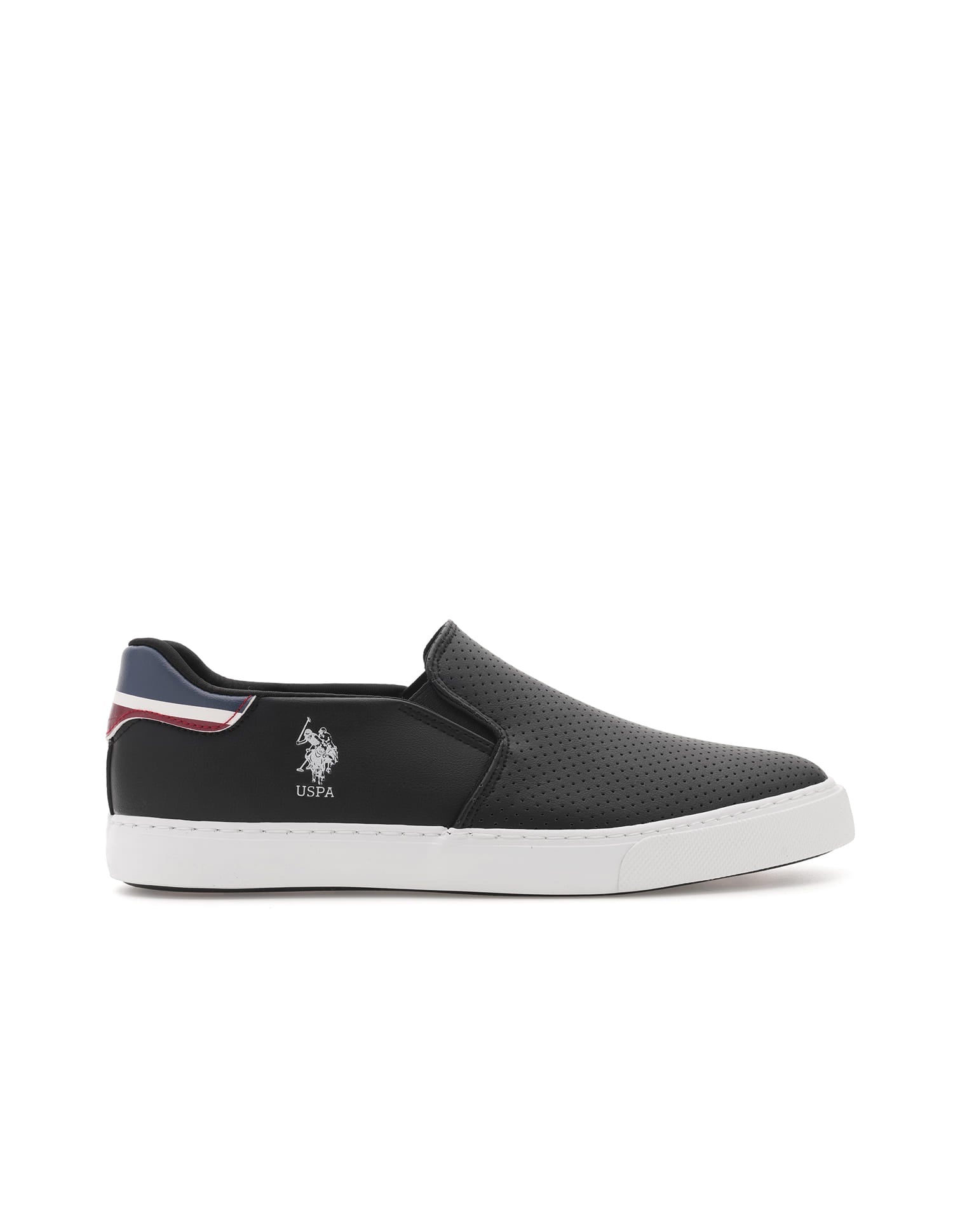 Men Campbell 5.0 Slip-on Shoes Black - U.S. Polo Assn. India | Large