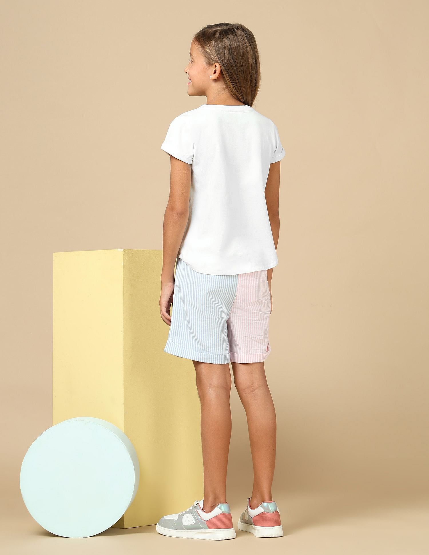 Girls Regular Fit T-Shirt White - U.S. POLO ASSN. | Large