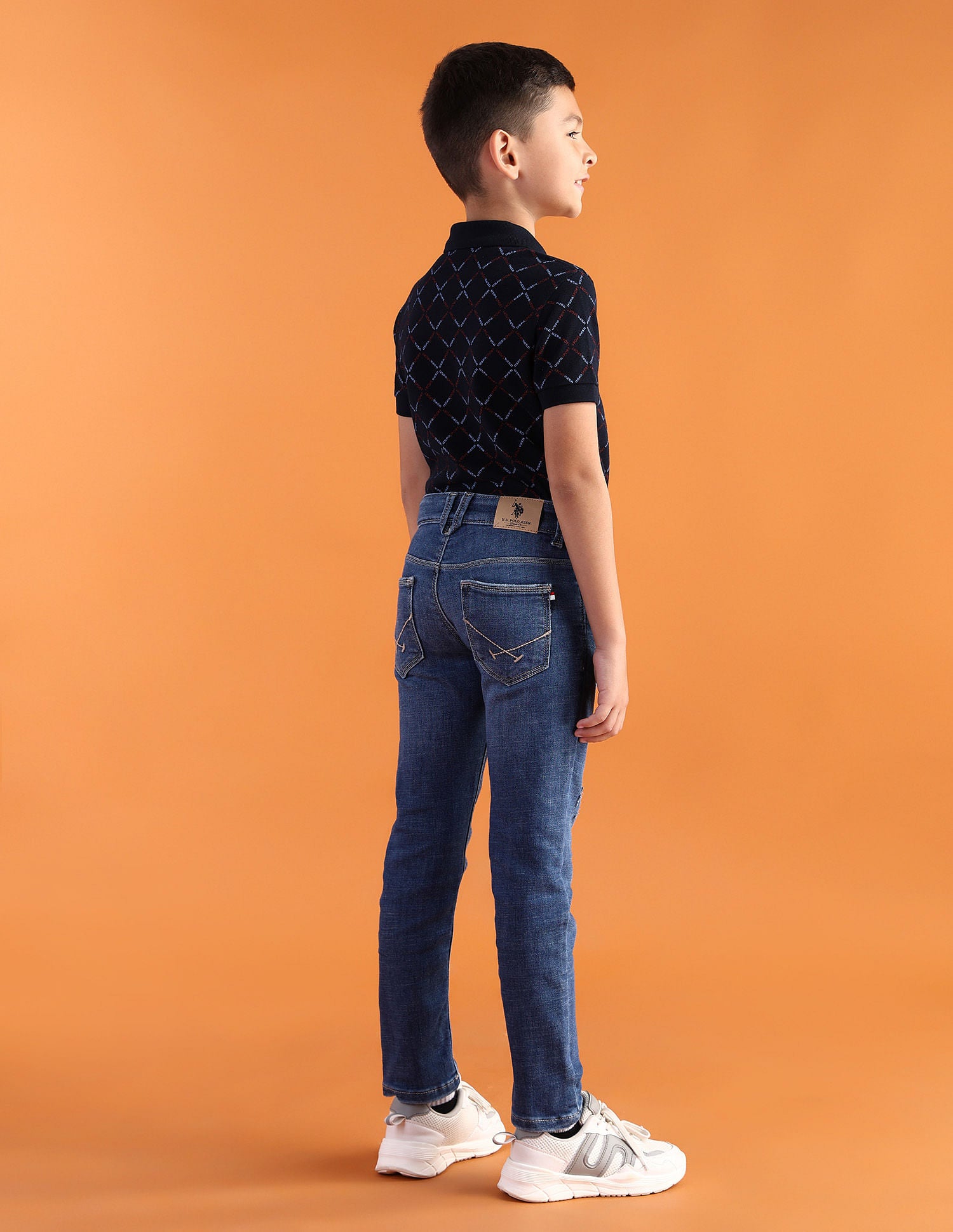 Slim fit Solid Jeans Blue - U.S. POLO ASSN. | Large