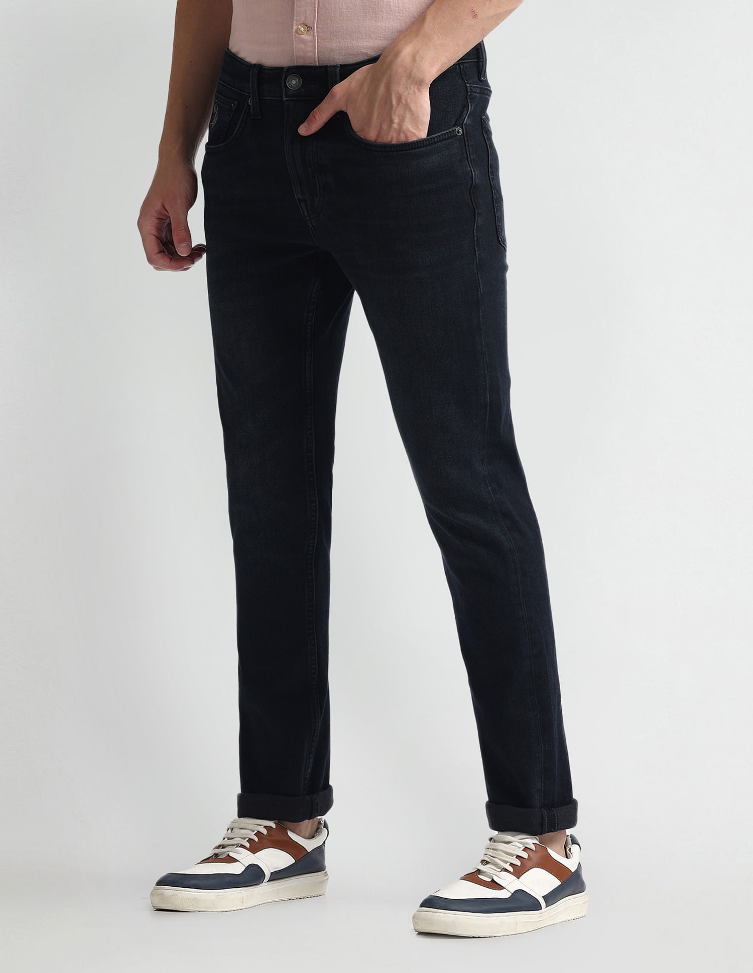 Regallo Skinny Blue Jeans Blue - U.S. Polo Assn. India | Large