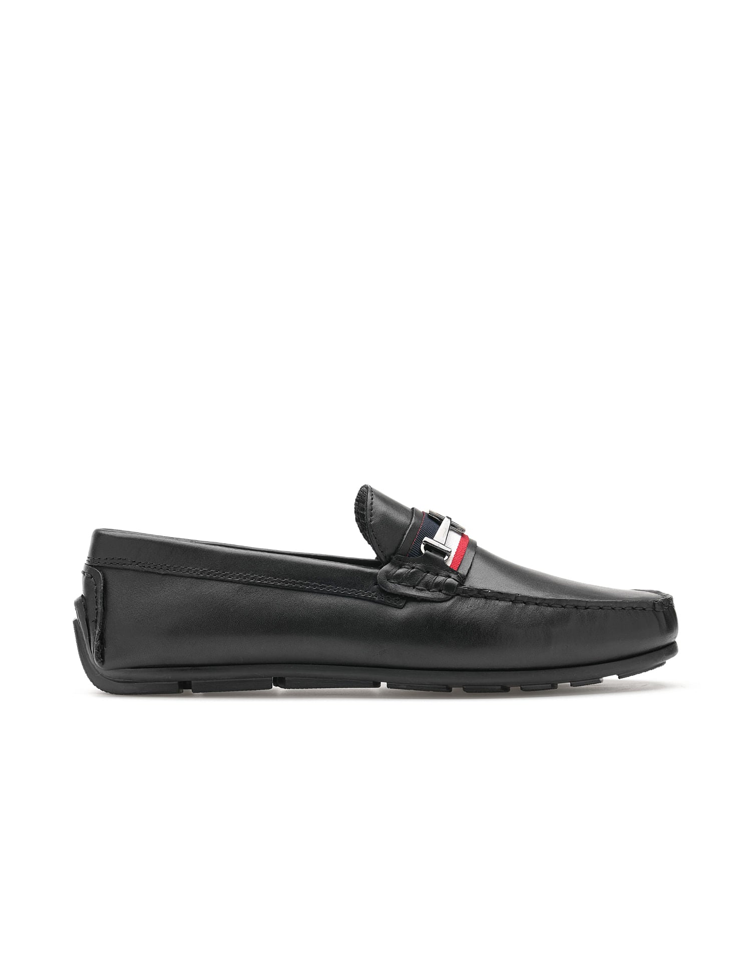 Metallic Logo Patra Slip-Ons Loafers Black - U.S. Polo Assn. India | Large