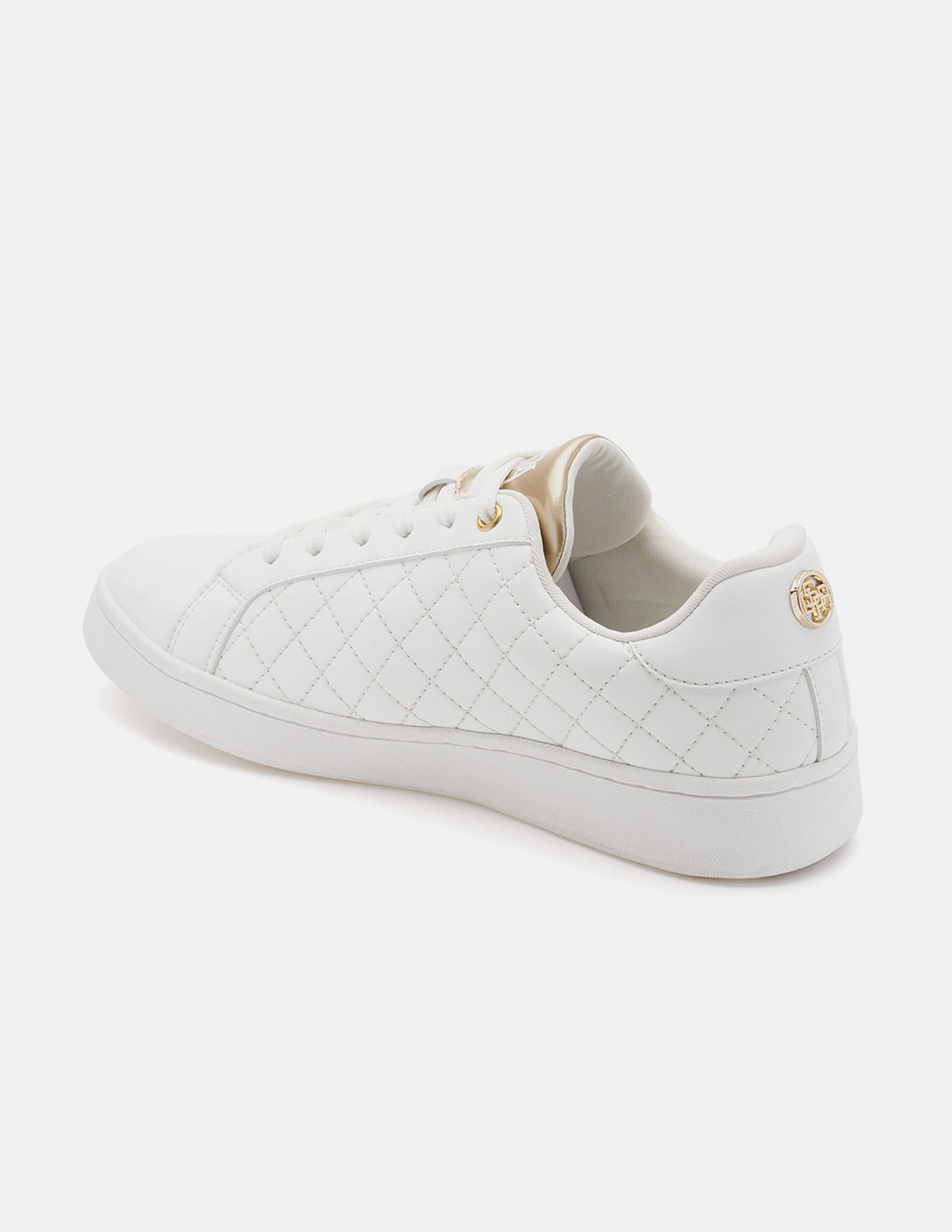 Simone 3.0 Off White Quilting Detail Sneakers Shoes Off White - U.S. Polo Assn. India | Large