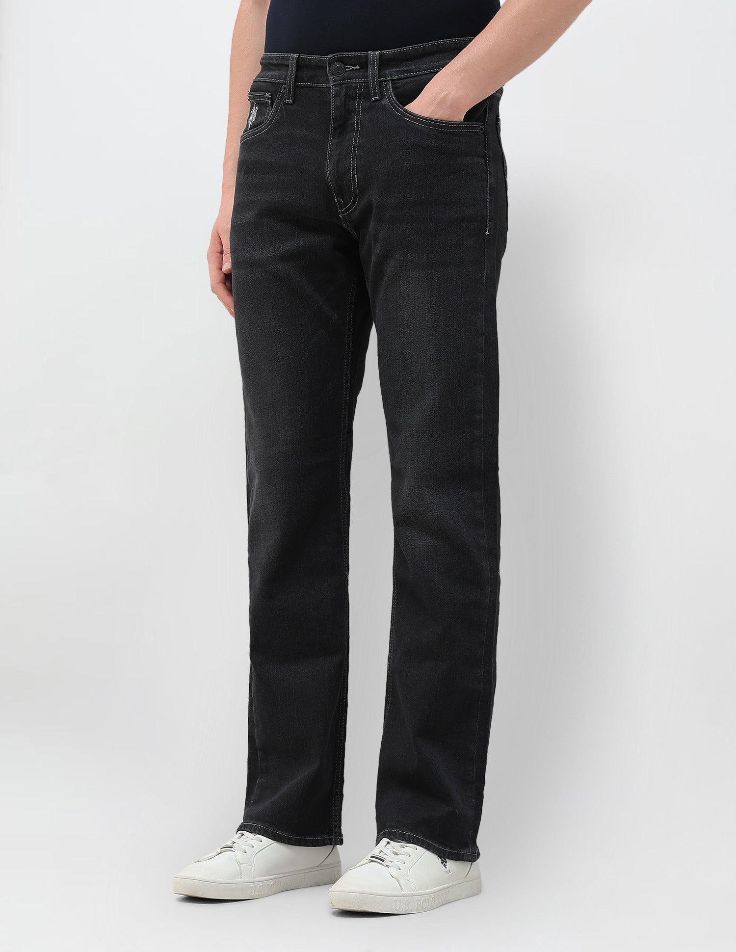 Connor Boot Cut Blue Jeans Charcoal-Grey - U.S. POLO ASSN. | Large