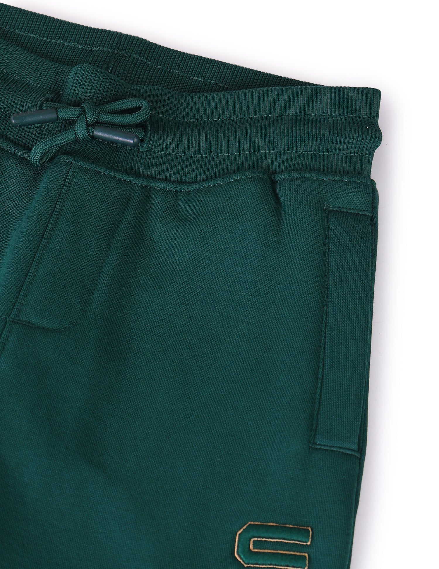 Boys Solid Regular Fit Joggers Medium Green - U.S. POLO ASSN. | Large