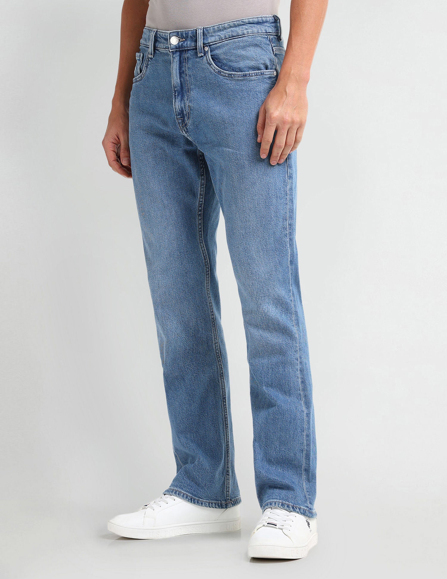 Connor Bootcut Fit Blue Jeans Blue - U.S. POLO ASSN. | Large