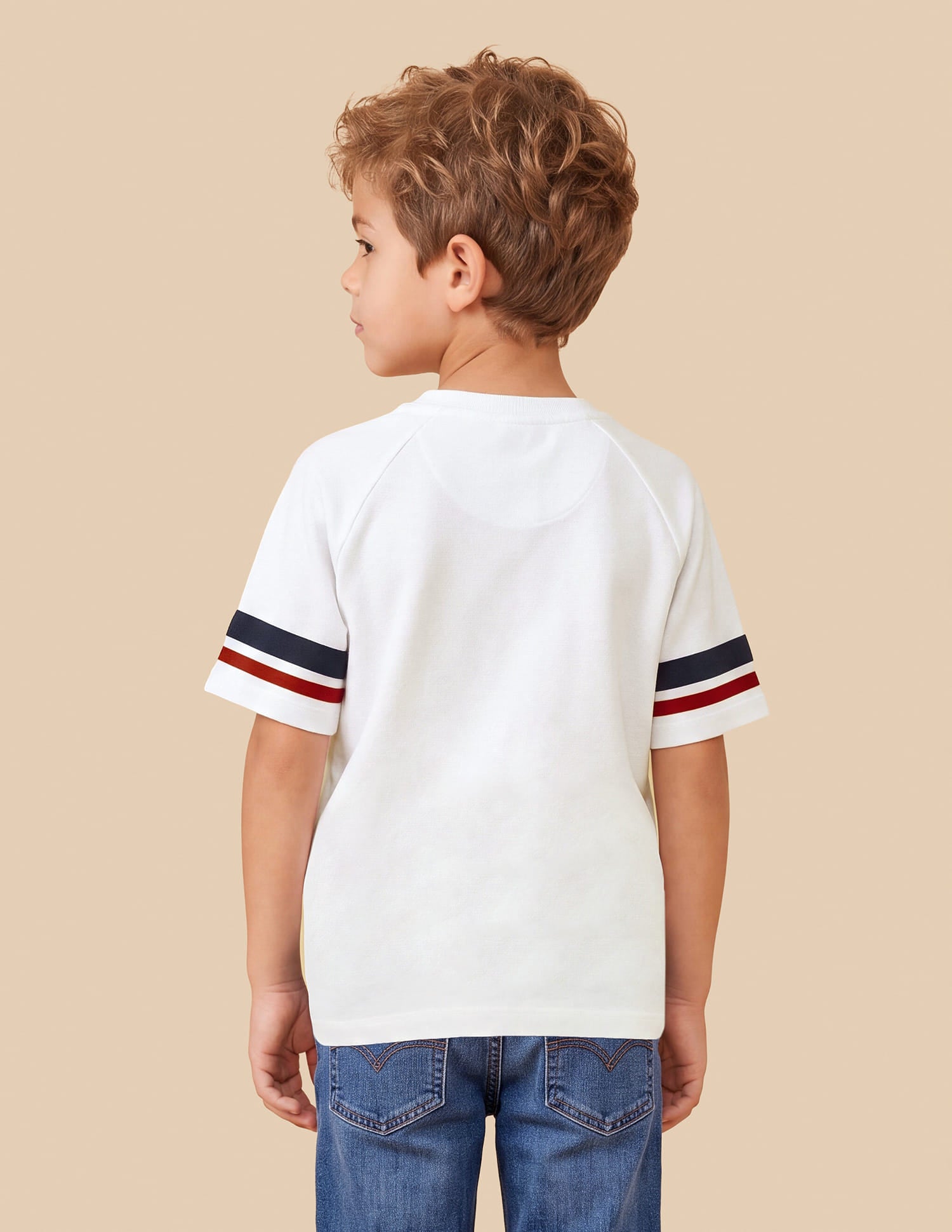 Brand Printed Oversized Fit T-Shirt White - U.S. Polo Assn. India | Large