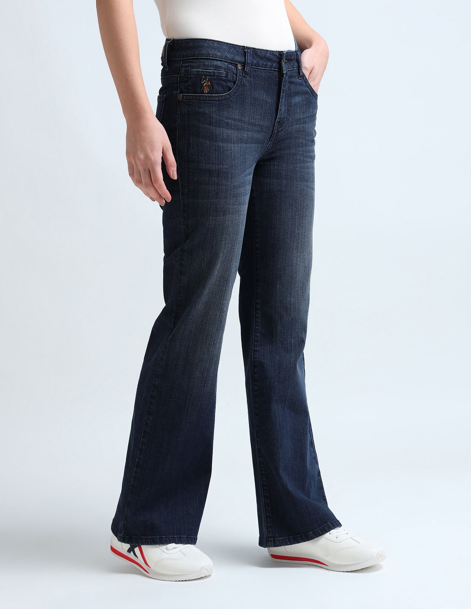 Bootcut Fit Blue Jeans Blue - U.S. POLO ASSN. | Large