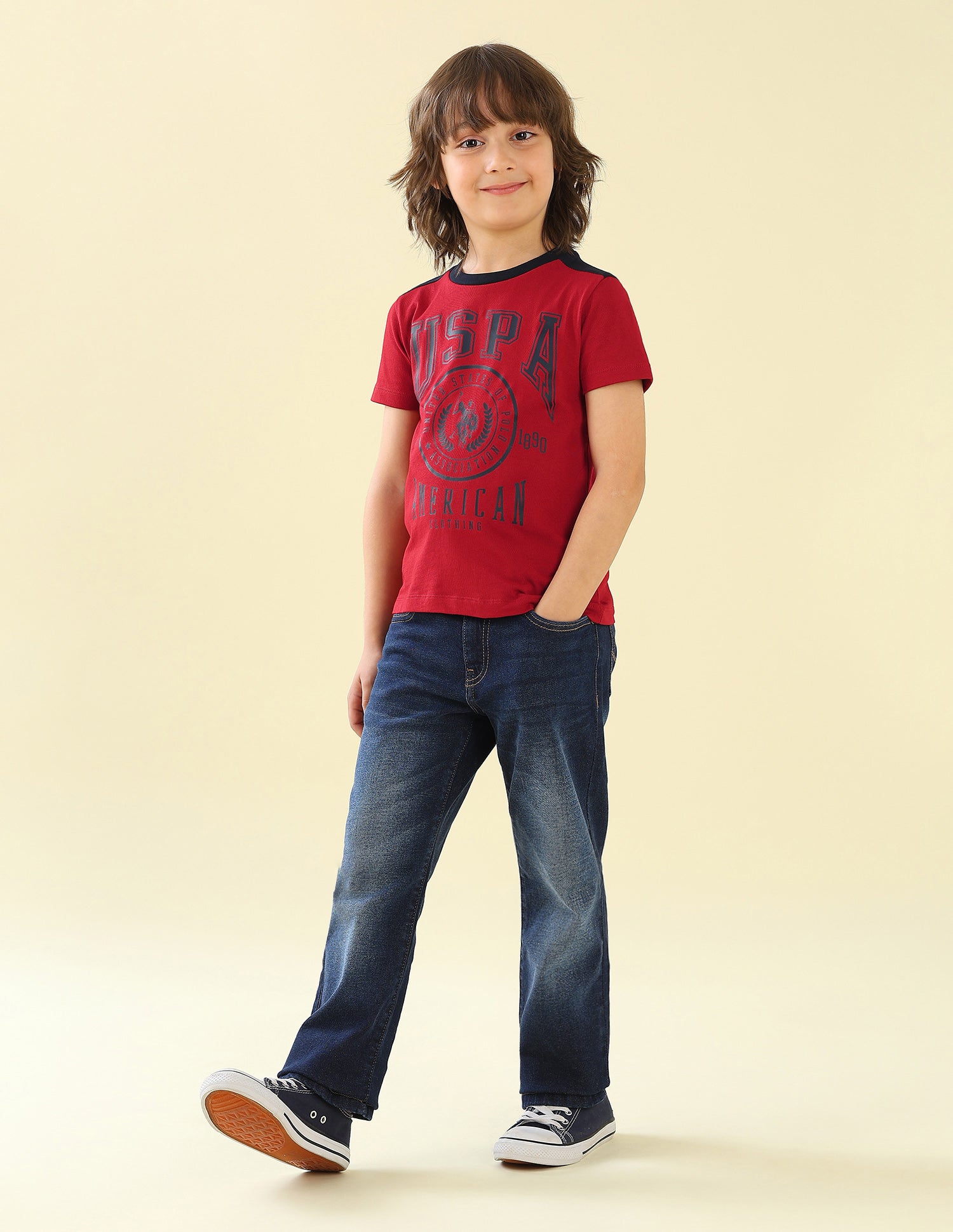 Graphic Brand Printed Regular Fit T-Shirt - Pack Of 2 Multi2 - U.S. Polo Assn. India | Large