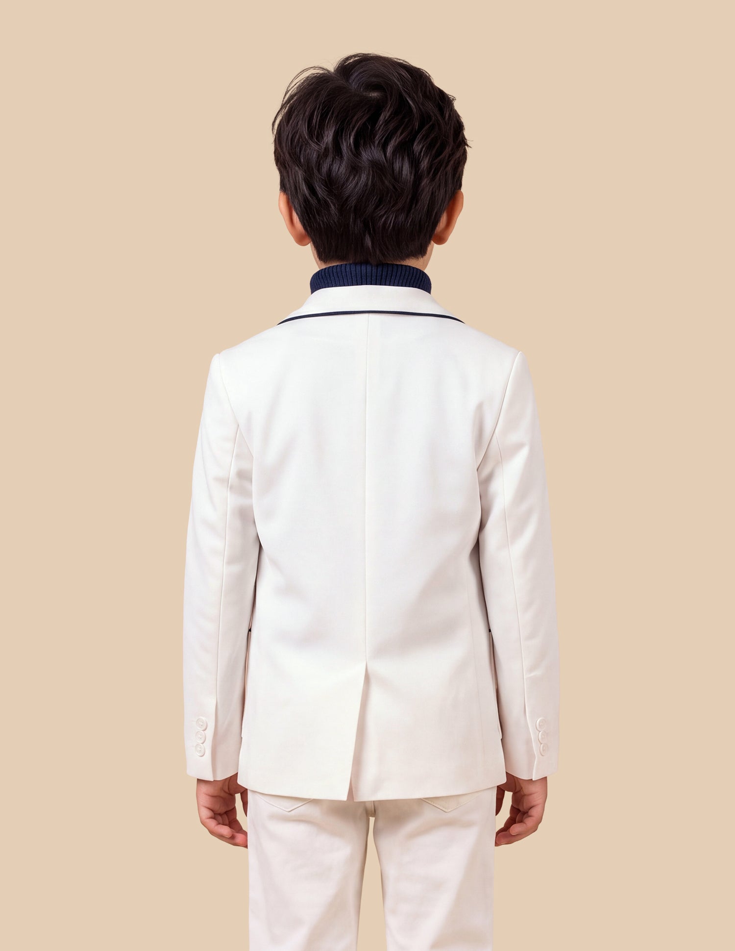 Solid Twill Blazer White - U.S. Polo Assn. India | Large