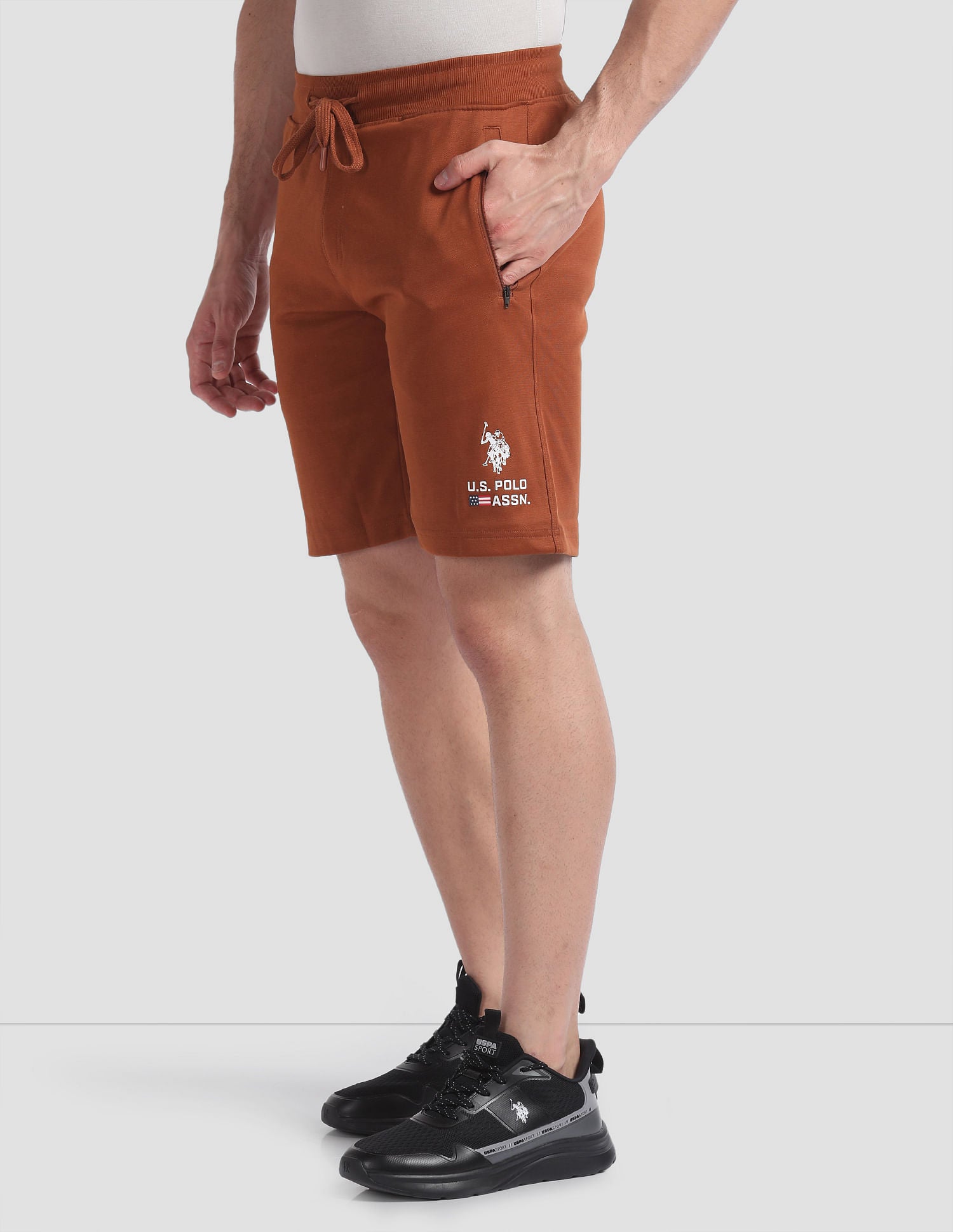 High Strength LS004 Lounge Shorts - Pack Of 1 Caramel - U.S. POLO ASSN. | Large
