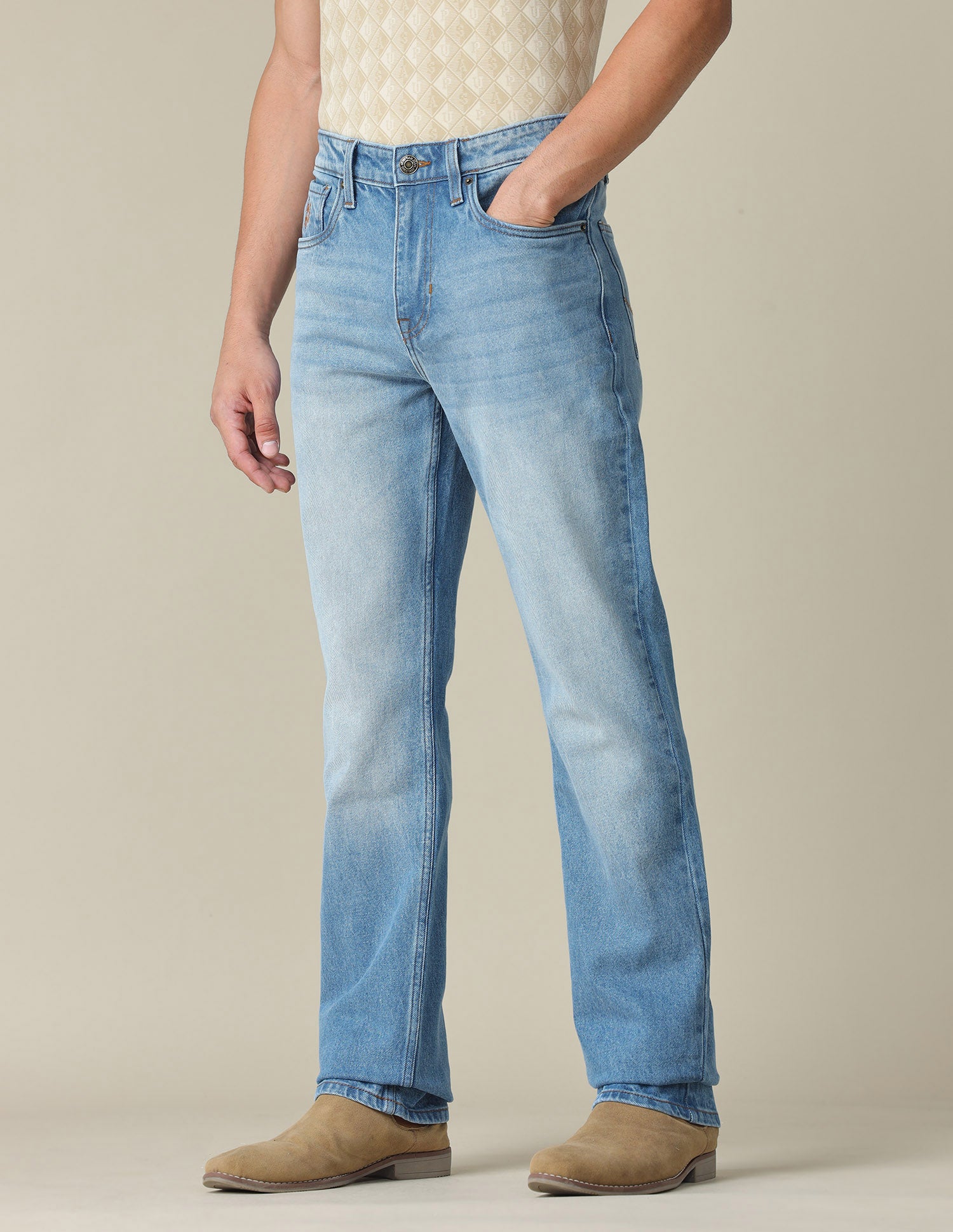 Harold Slim Straight Fit Blue Jeans Indigo - U.S. POLO ASSN. | Large