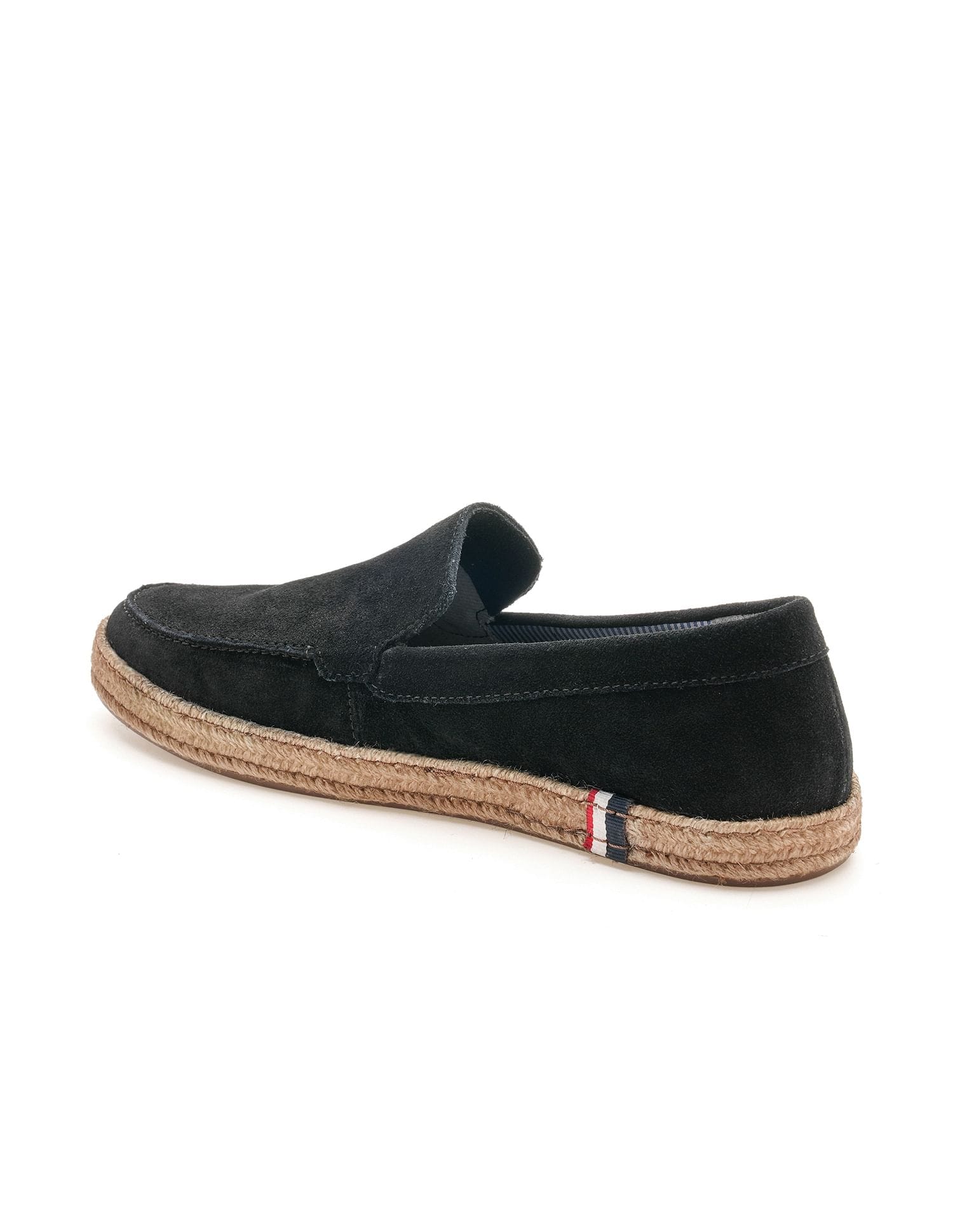 Mens Oudi Suede Slip-On Shoes Black - U.S. Polo Assn. India | Large