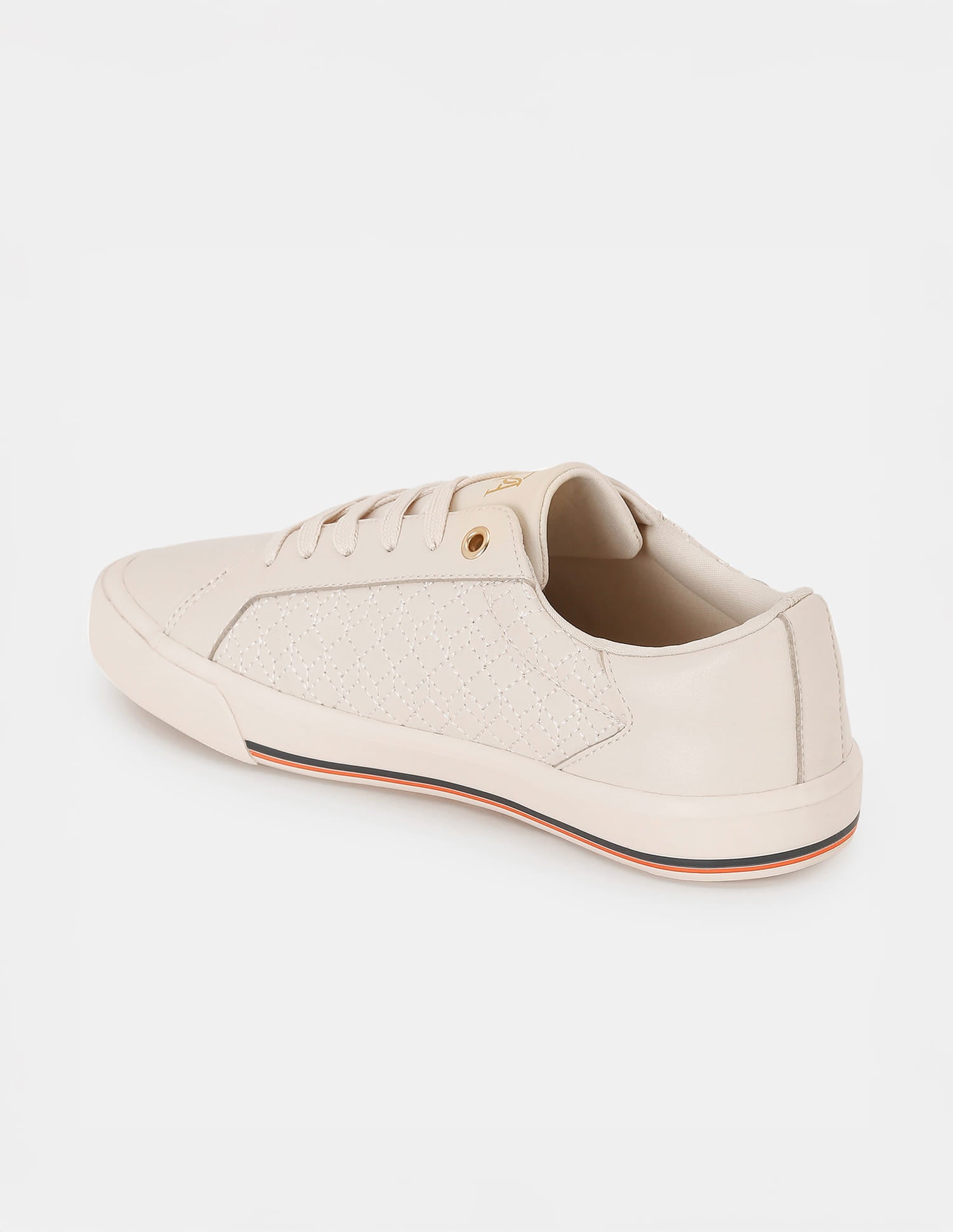Heidi 2.0 Nude Quilting Detail Sneakers Shoes Nude - U.S. Polo Assn. India | Large