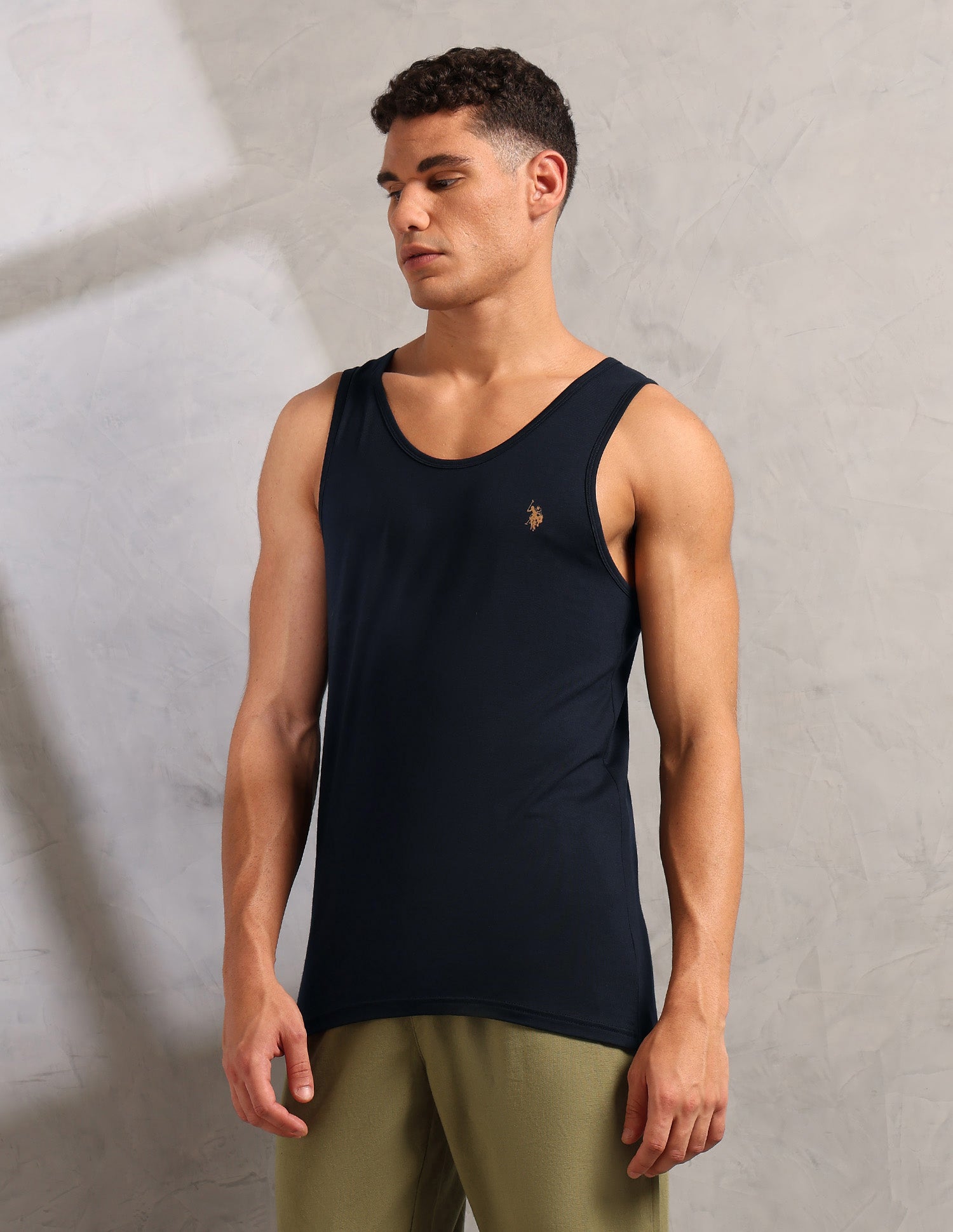 Moisture Wicking Comfort Fit PV003 Vest - Pack Of 1 Navy - U.S. POLO ASSN. | Large