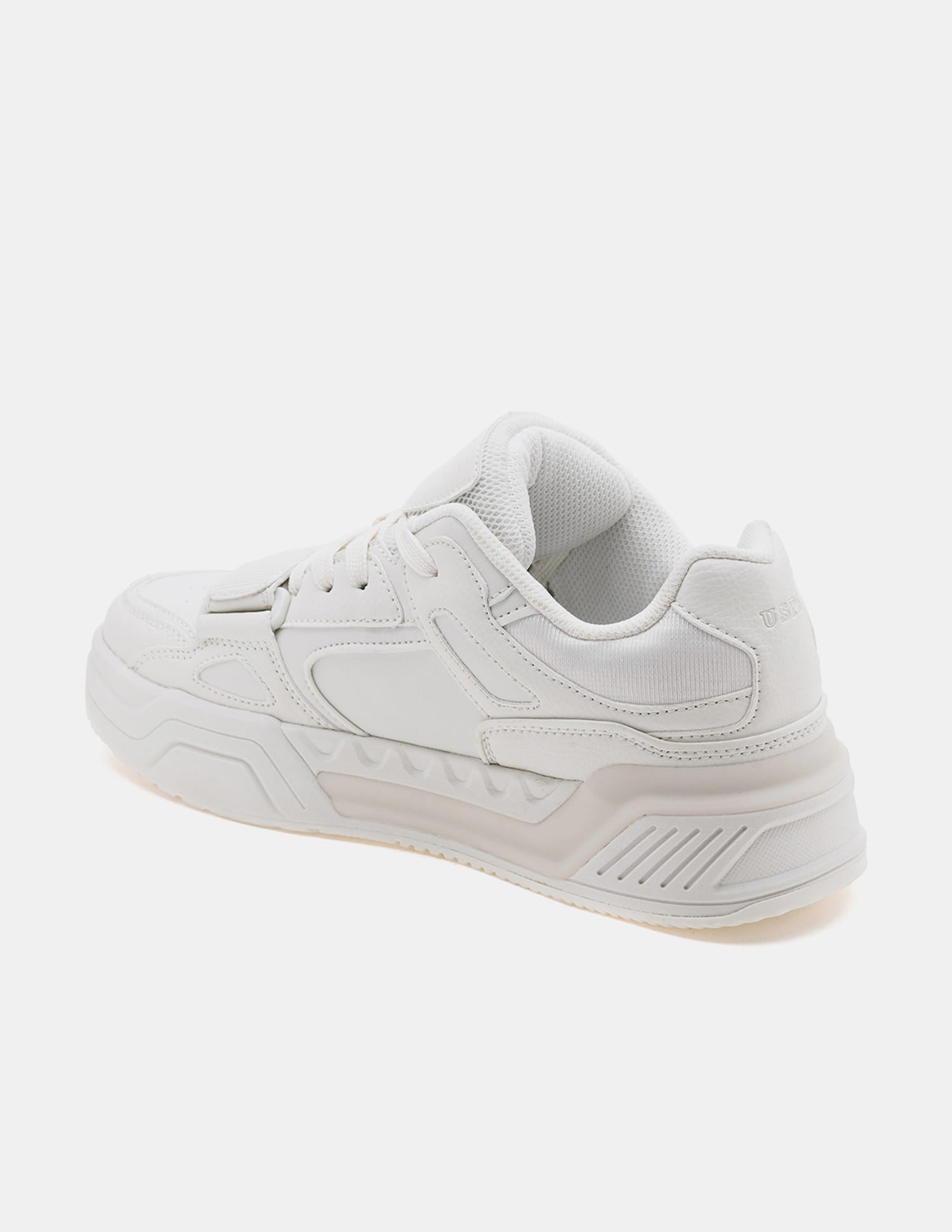 Men Low Top Mark Sneakers Cream - U.S. Polo Assn. India | Large