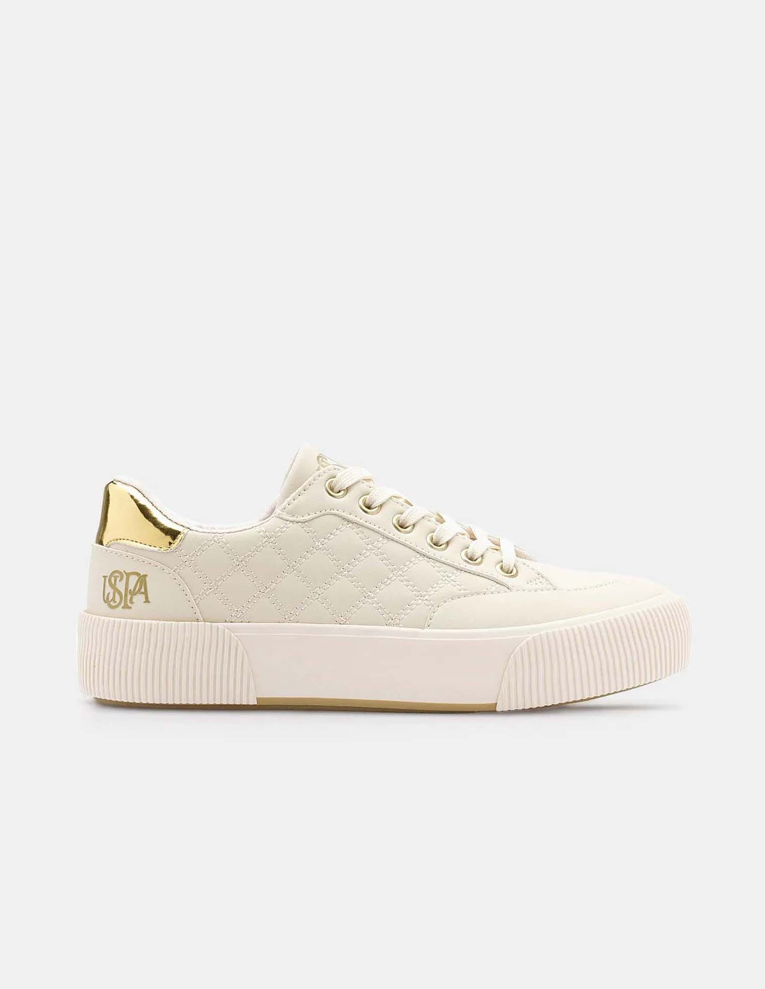 Elsa 2.0 Nude Quilting Sneakers Shoes Nude - U.S. Polo Assn. India | Large