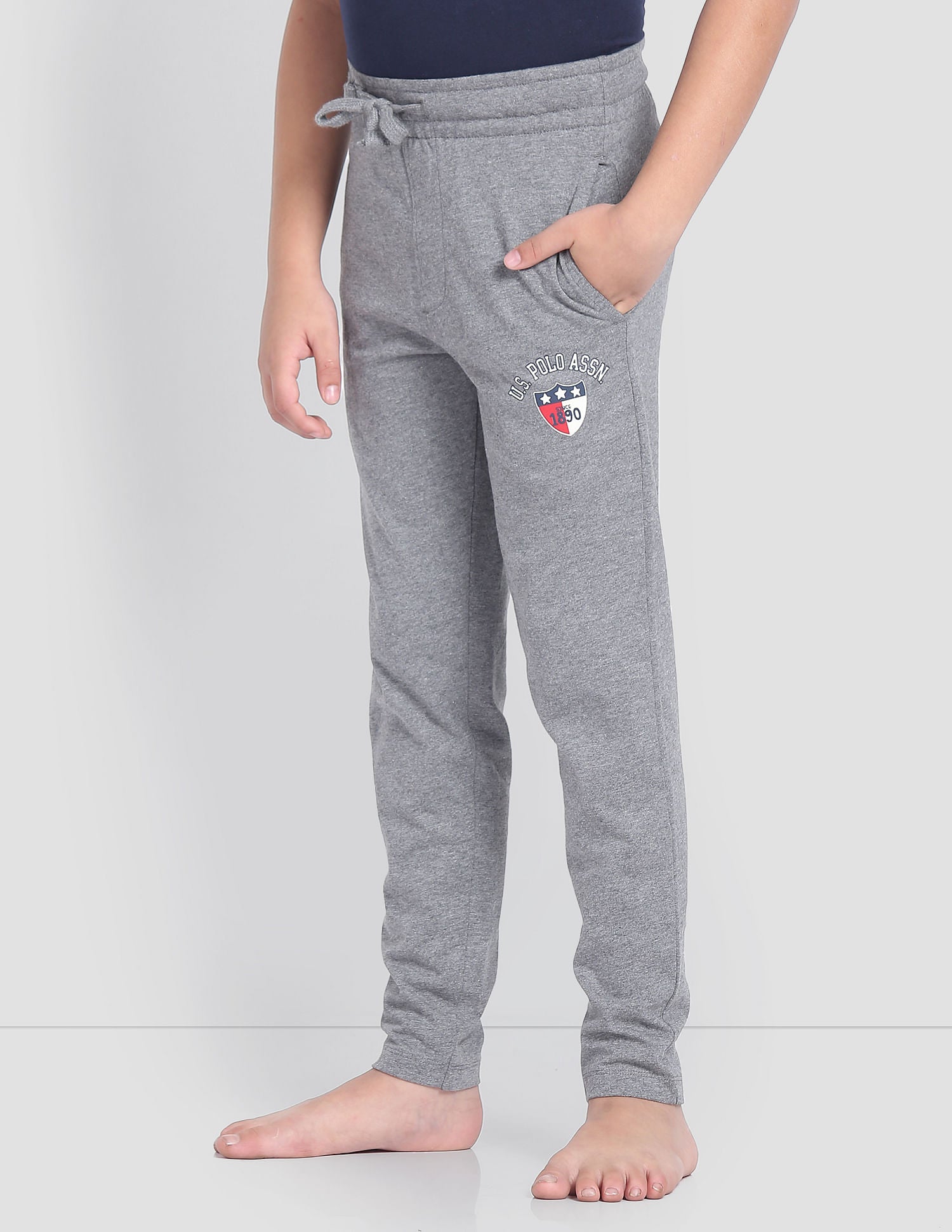 Drawstring Waist OKR01 Track Pants - Pack Of 1 Grey - U.S. POLO ASSN. | Large