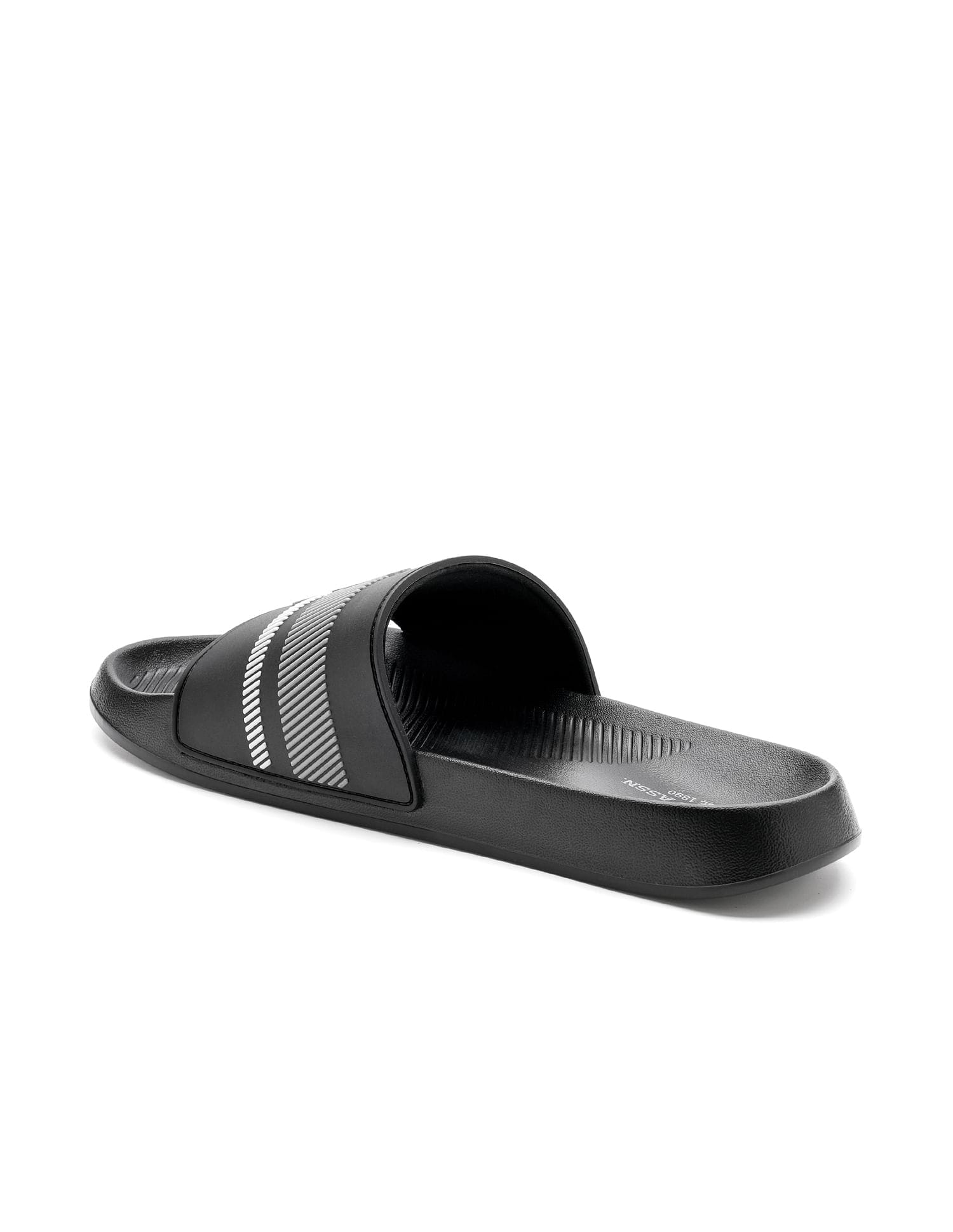 Rafa Brand Printed Sliders Black - U.S. Polo Assn. India | Large