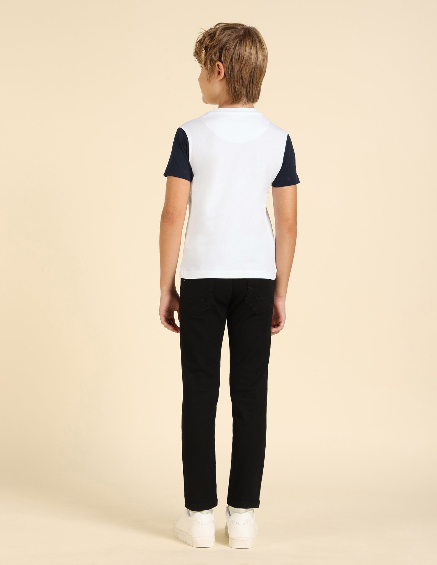 Boys Pure Cotton Regular Fit T-Shirt White - U.S. POLO ASSN. | Large