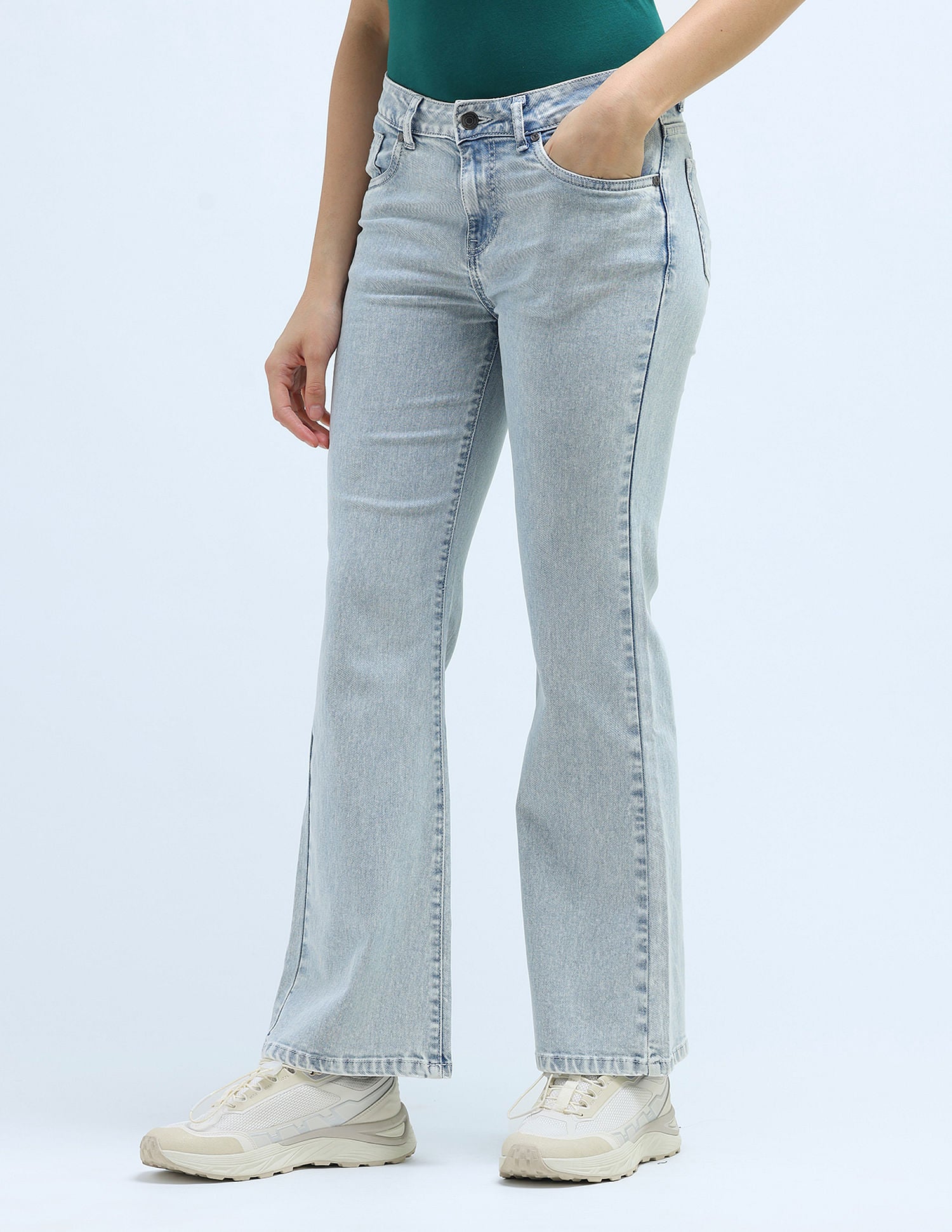 Mid Rise Boot Cut Jeans Blue - U.S. POLO ASSN. | Large