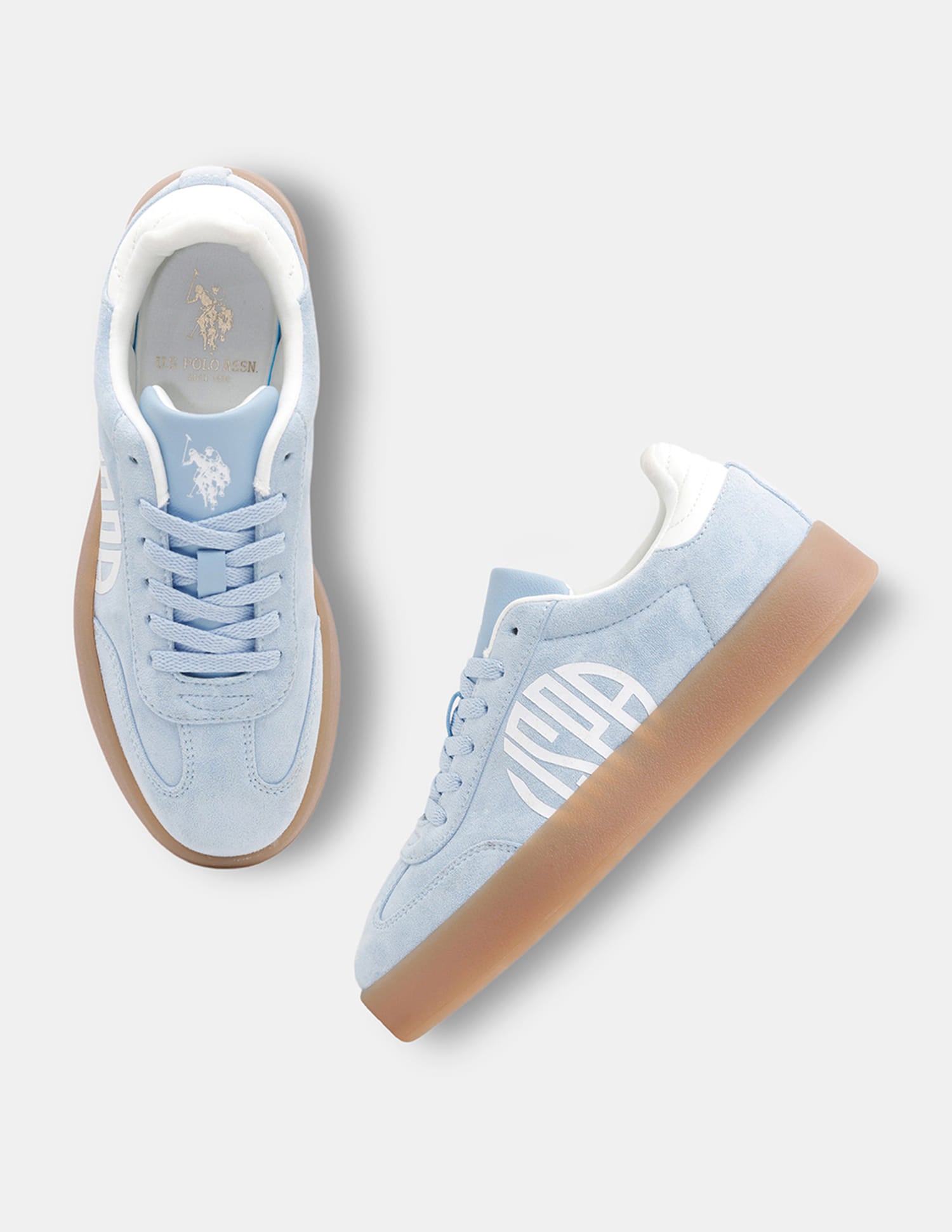 Noren Chunky Sneaker Shoes Light Blue - U.S. Polo Assn. India | Large