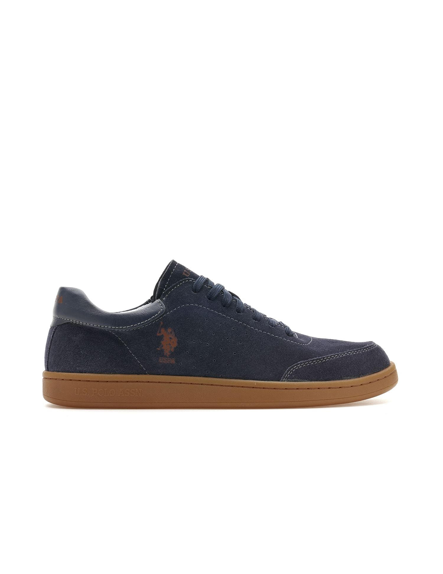 Mens Caldera Leather Sneakers Navy - U.S. POLO ASSN. | Large