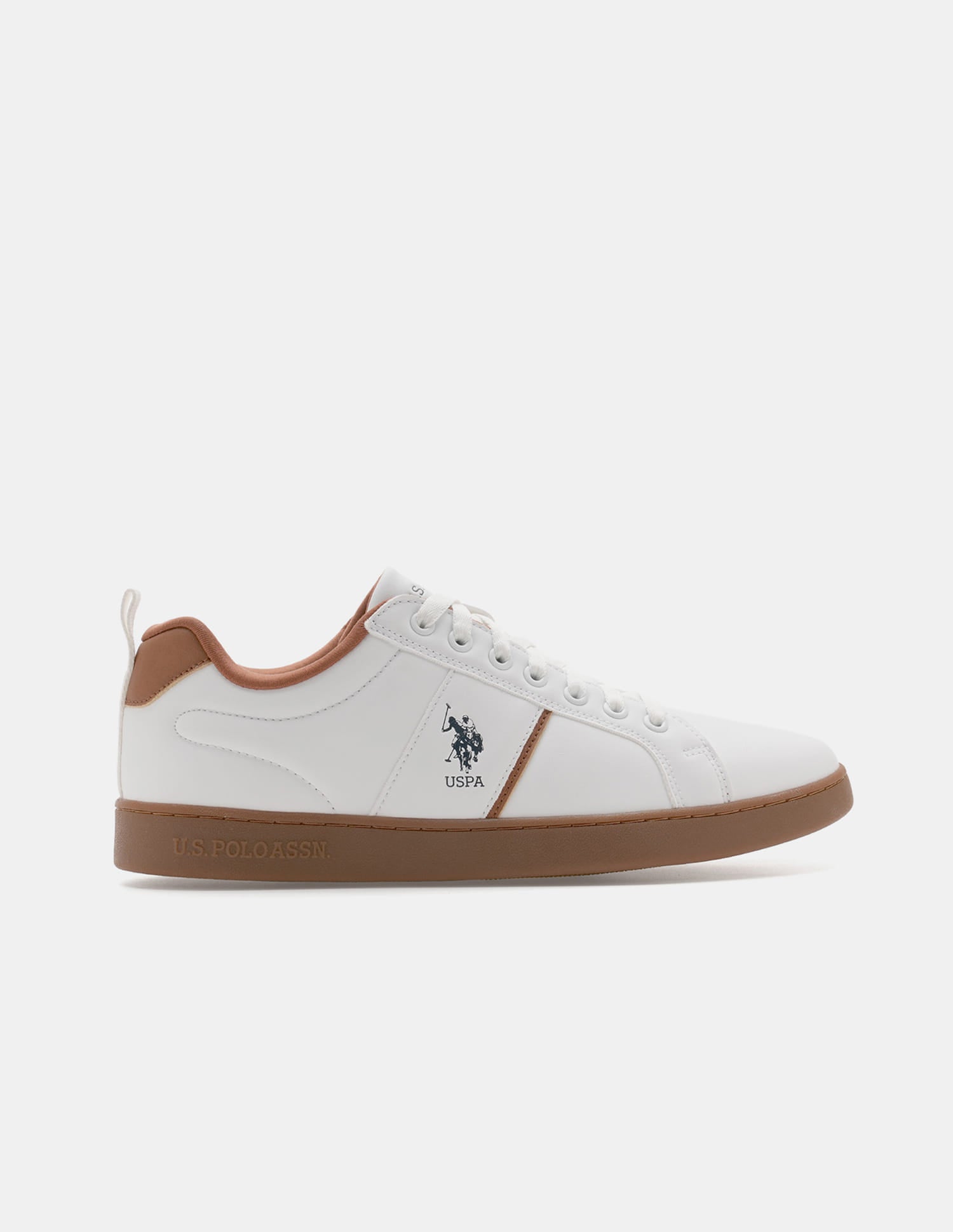 Men Dorim 2.0 Solid Sneakers Off White - U.S. Polo Assn. India | Large