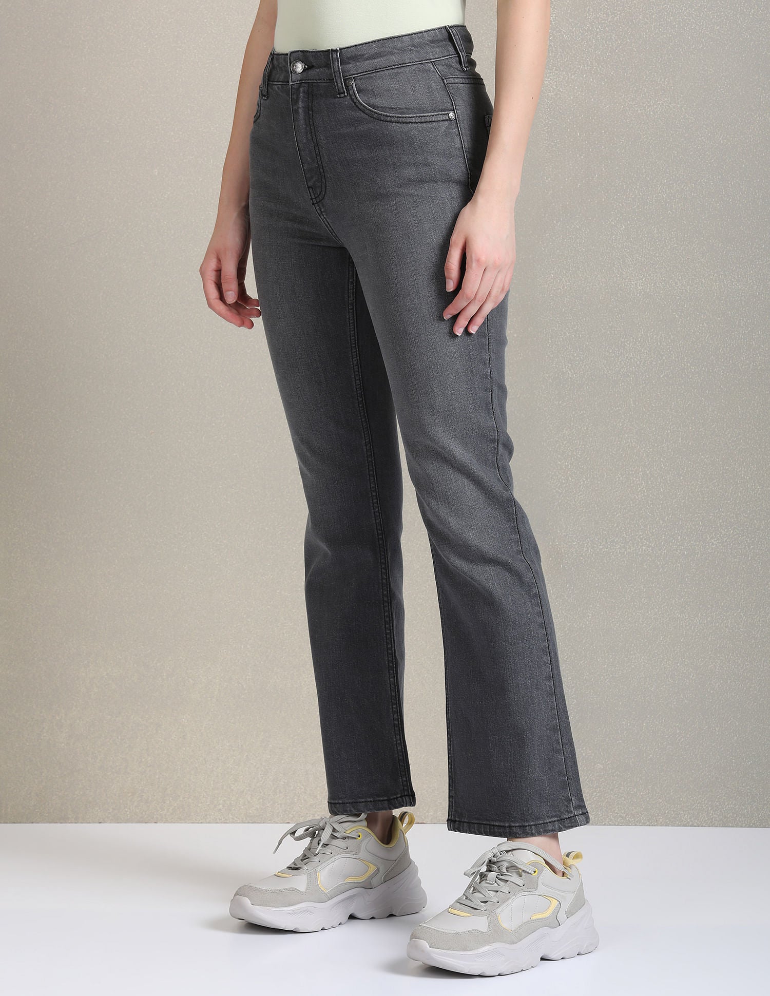 Boot Cut Fit Grey Jeans Grey - U.S. Polo Assn. India | Large