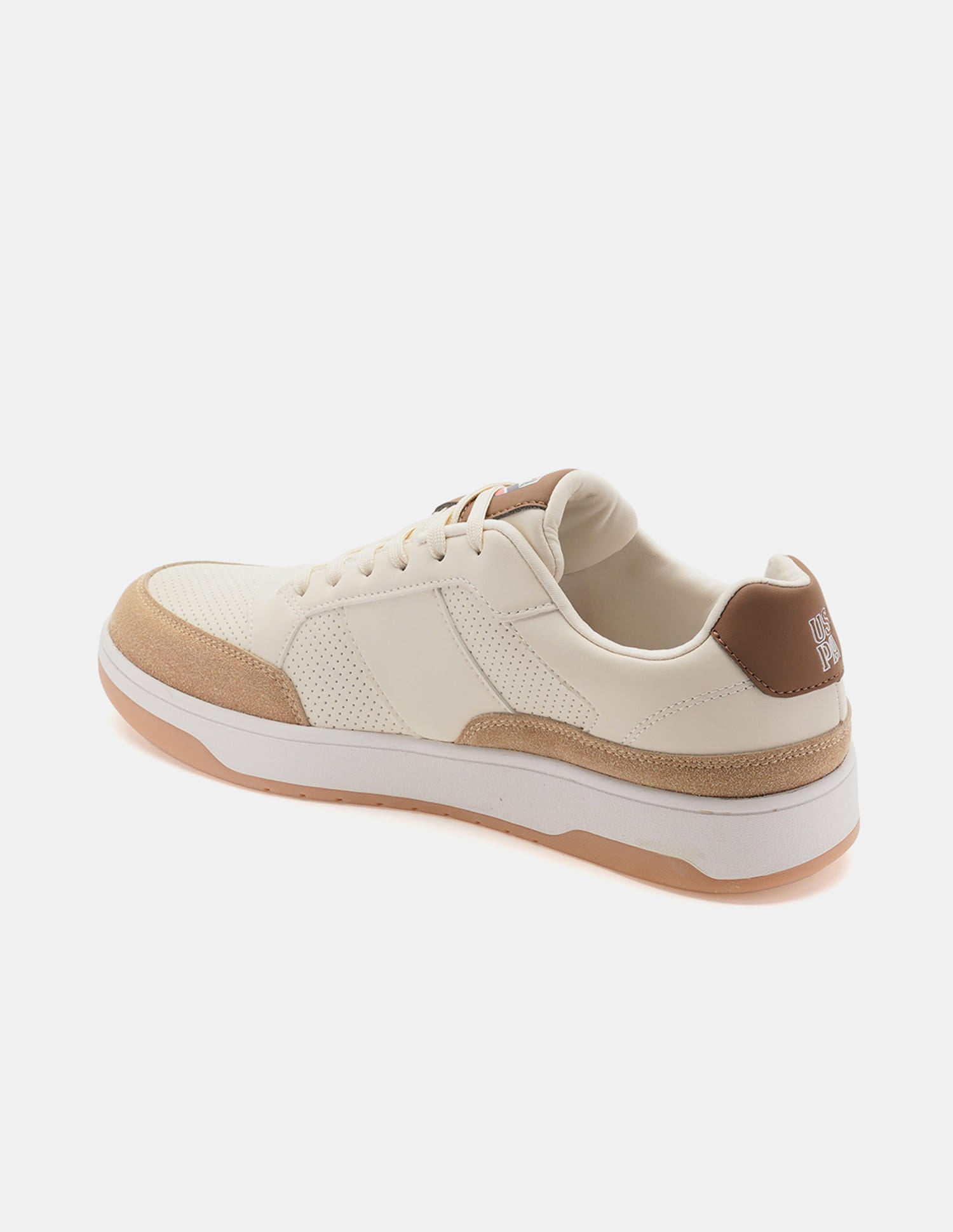 Men Colour Blocked Simon 2.0 Sneakers Beige - U.S. Polo Assn. India | Large
