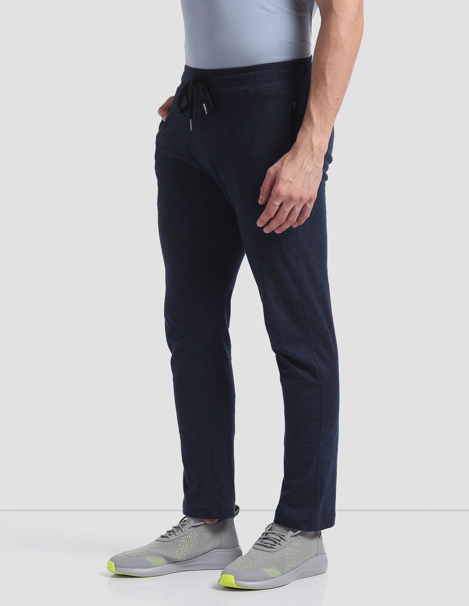Comfort Fit Cotton Polyester I672 Lounge Track Pants - Pack Of 1 Navy - U.S. POLO ASSN. | Large