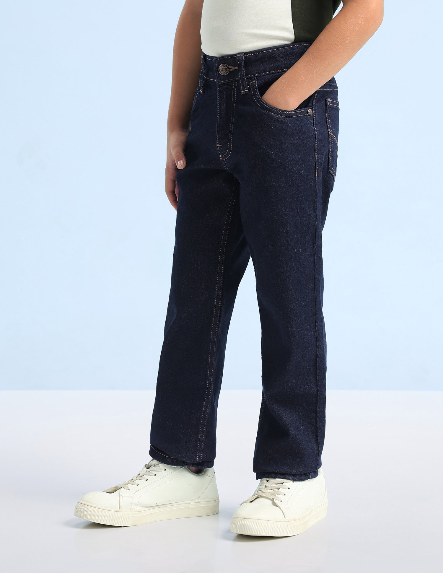 Mid Rise Slim Fit Jeans Dark Indigo - U.S. Polo Assn. India | Large