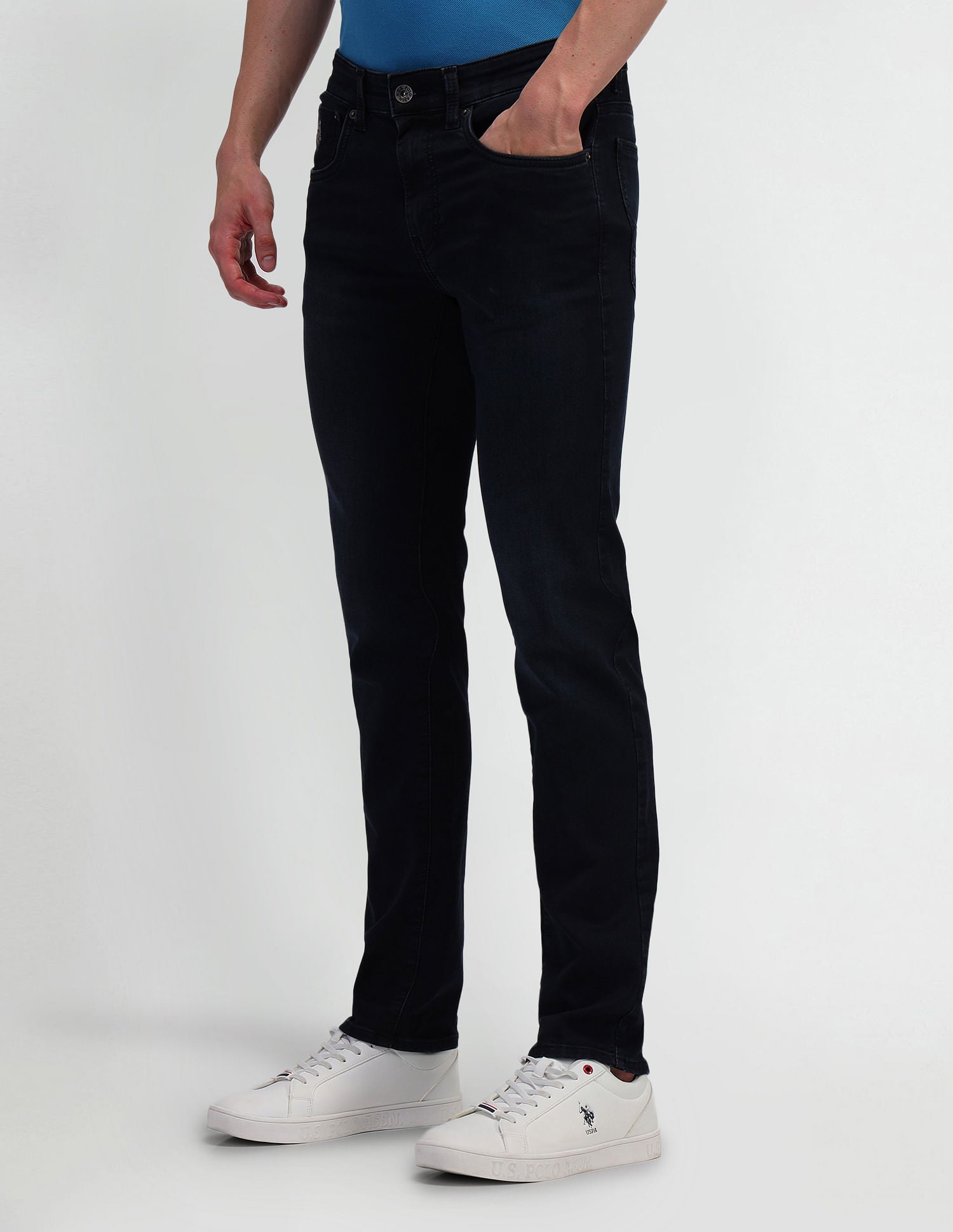 Regallo Skinny Blue Jeans Blue - U.S. Polo Assn. India | Large
