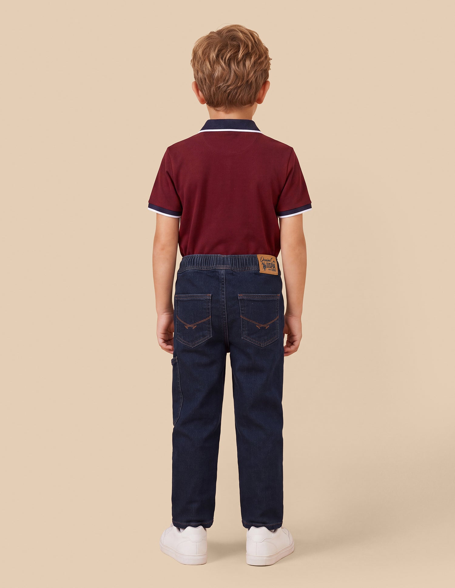 Shawn Relaxed Fit Blue Jeans Dark Blue - U.S. Polo Assn. India | Large