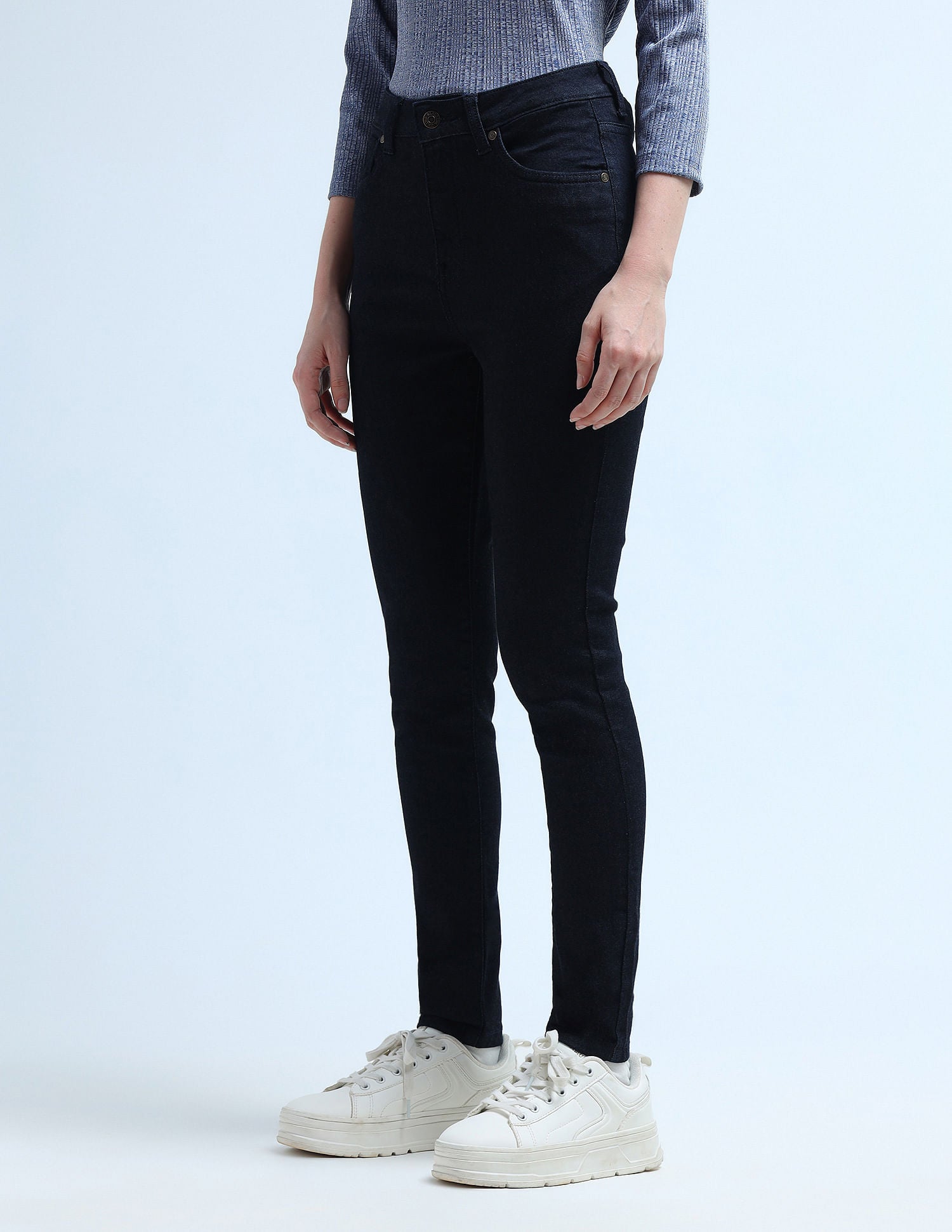 High Rise Super Skinny Fit Jeans Blue - U.S. POLO ASSN. | Large