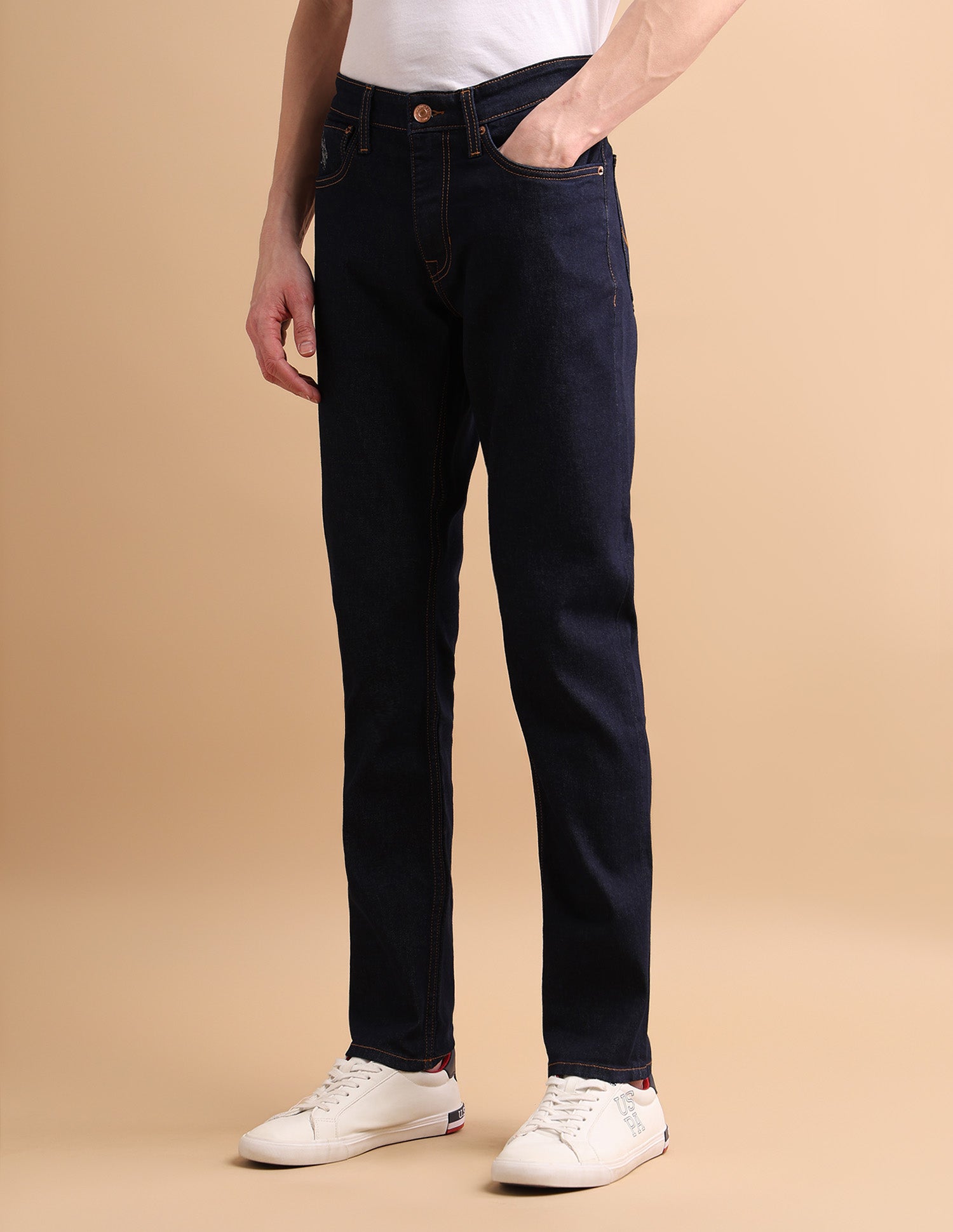 Brandon Slim Tapered Fit Jeans Blue - U.S. POLO ASSN. | Large