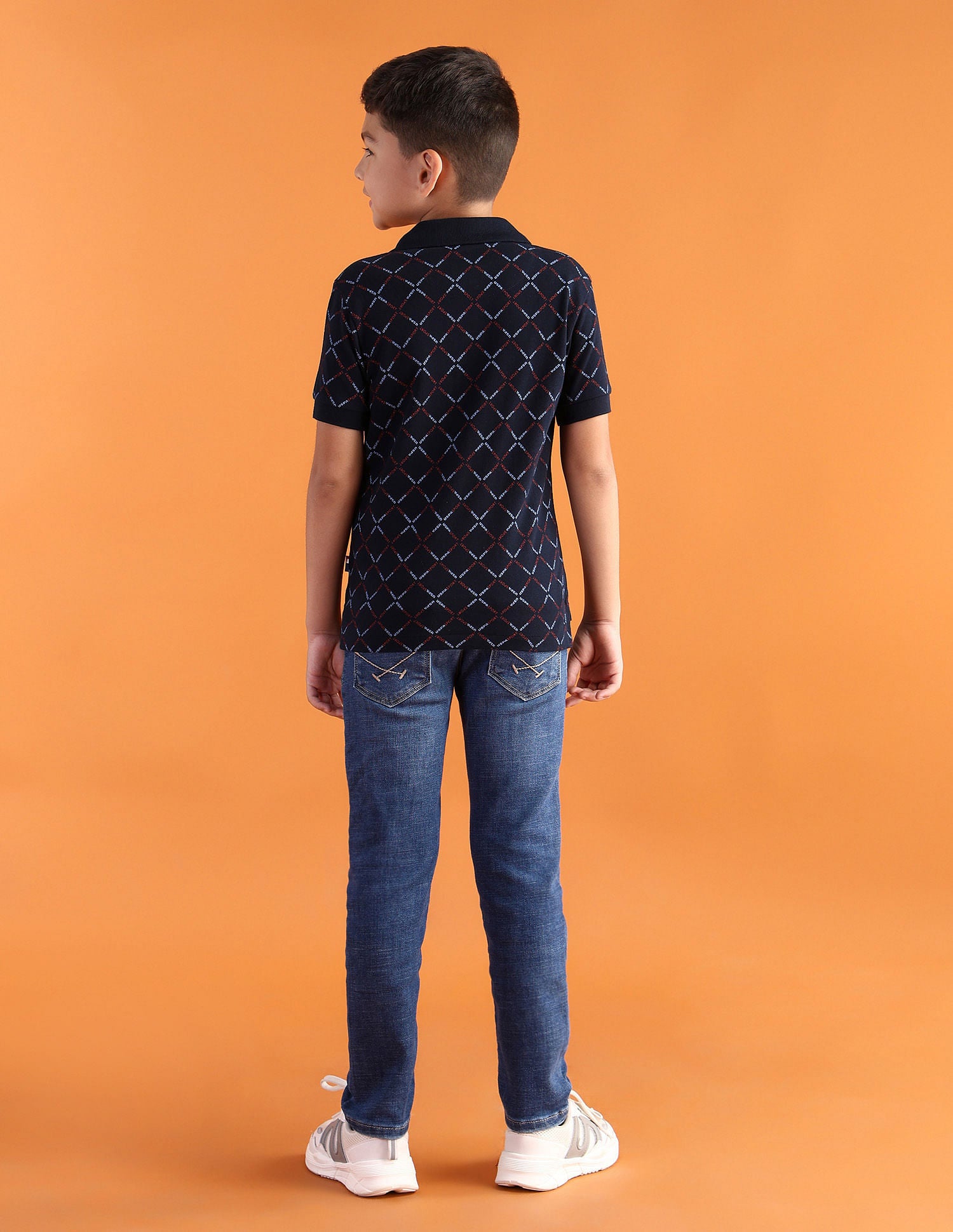 Boys Regular Fit Polo Shirt Blue - U.S. Polo Assn. India | Large