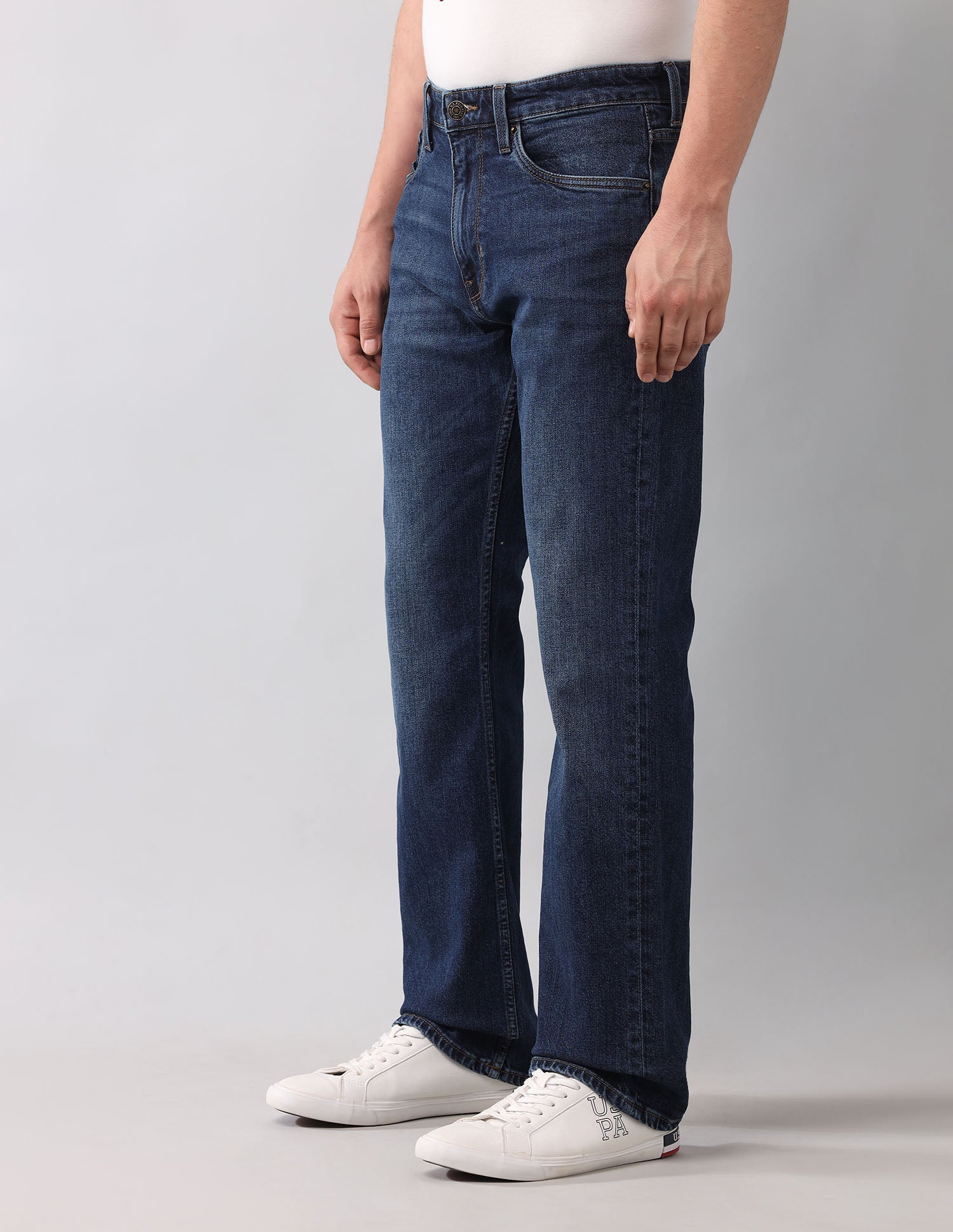 Connor Bootcut Fit Vintage Jeans Dark Wash - U.S. Polo Assn. India | Large
