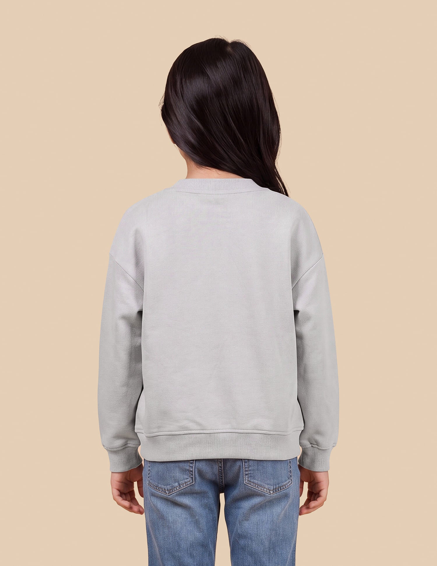 Brand Printed Relaxed Fit Sweatshirt Grey - U.S. Polo Assn. India | Large