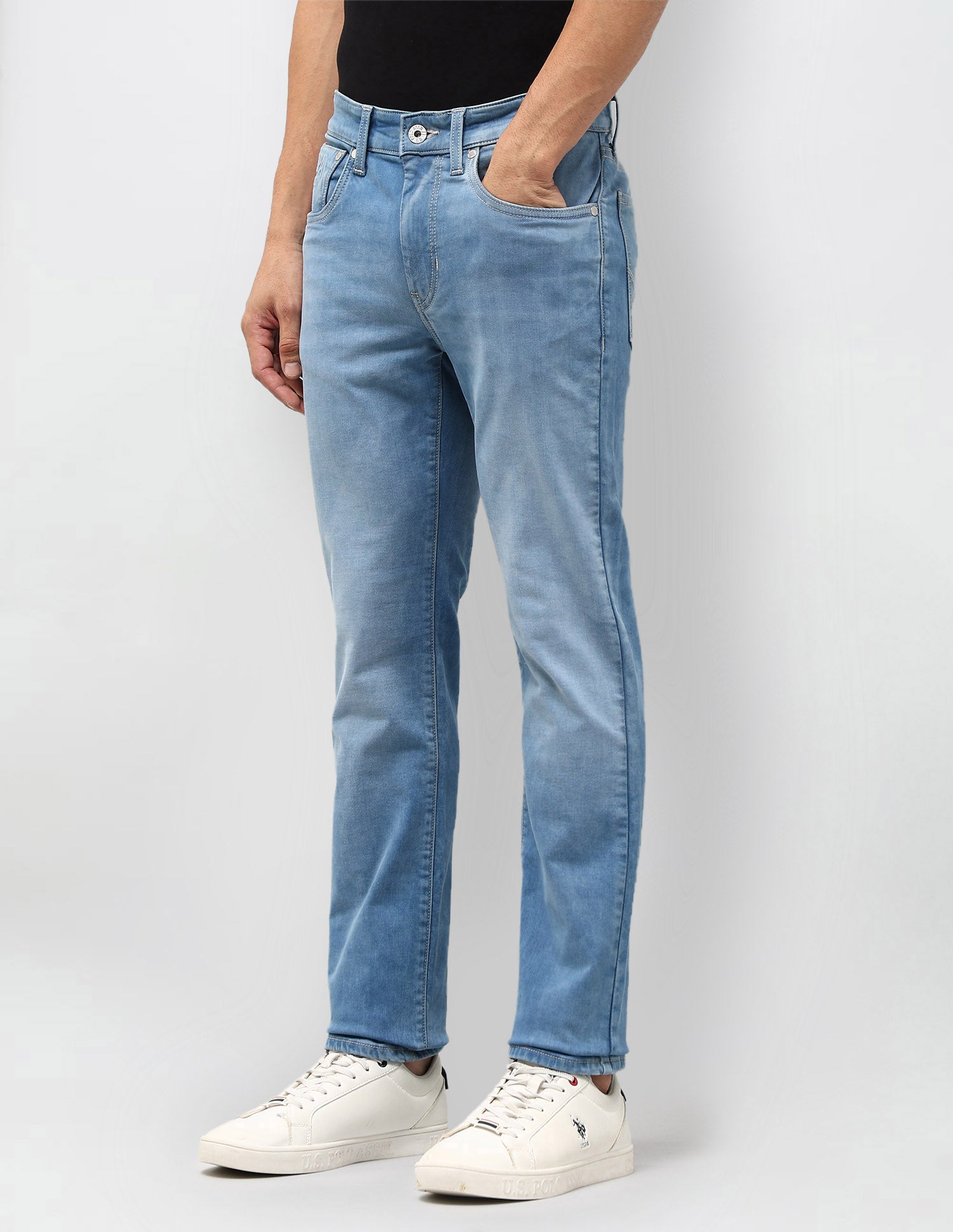 Regallo Skinny Fit Blue Jeans Blue - U.S. POLO ASSN. | Large