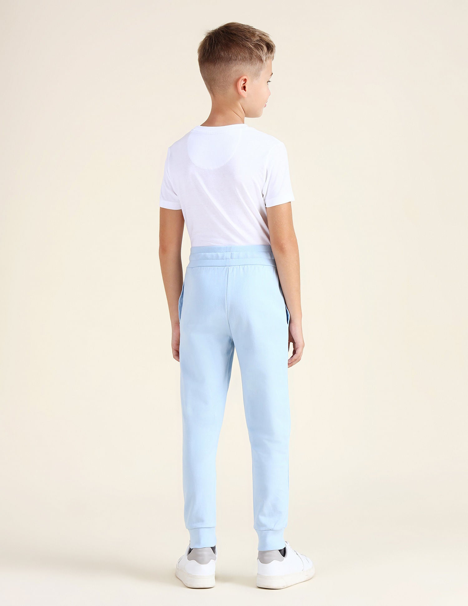 Regular Fit Solid Joggers Light Blue - U.S. POLO ASSN. | Large