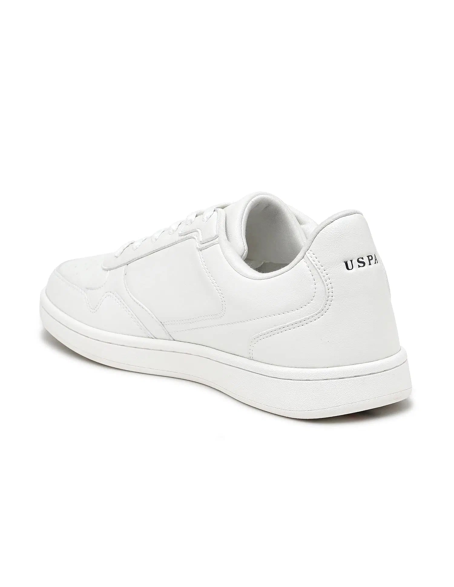 Men Haiman 2.0 Solid Sneakers White - U.S. Polo Assn. India | Large