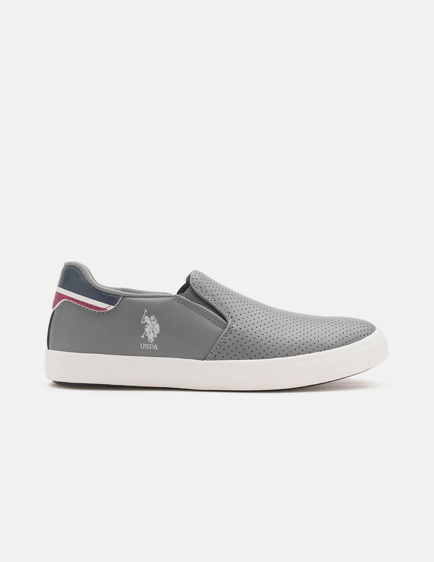 Men Campbell 3.0 Slip On Sneakers Grey - U.S. POLO ASSN. | Large
